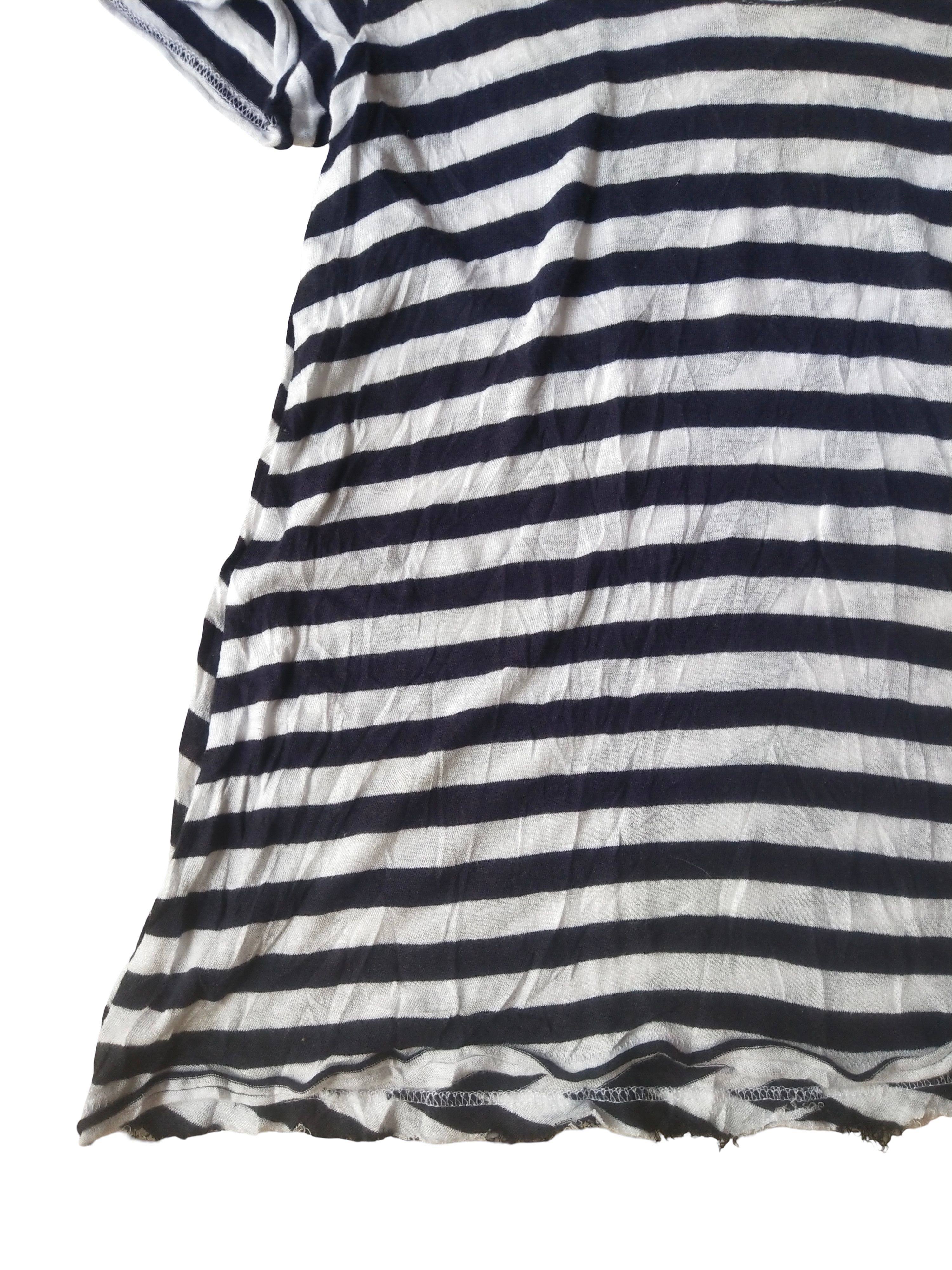 Rag & Bone Rag & Bone New York Modal Linen Striped Slub T-Shirt Size S / US 4 / IT 40 - 3 Thumbnail