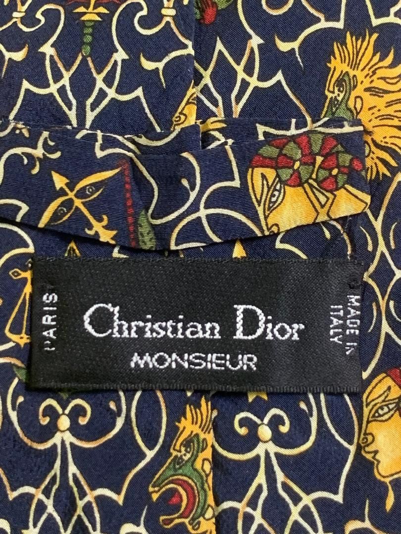 Christian Dior Monsieur × Designer Rare Design Vintage Christian Dior Monsieur Ties Size ONE SIZE - 4 Thumbnail
