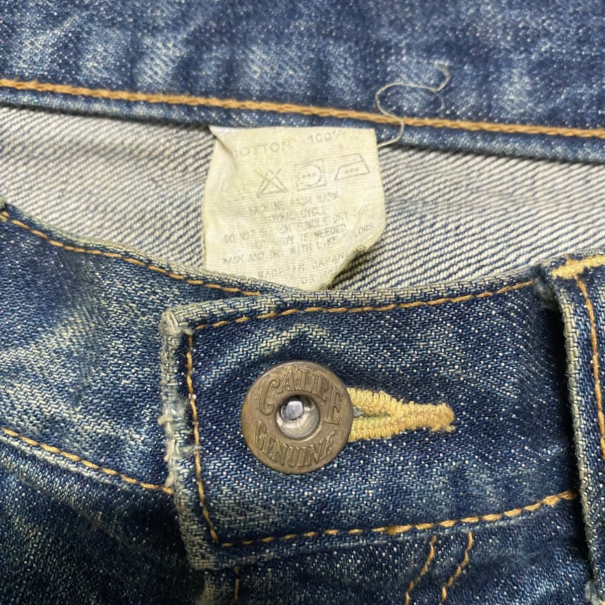 Freewheelers CALEE SUPPLY Denim Selvedge Jeans Dirty Blue Repaired Size US 32 / EU 48 - 17 Thumbnail