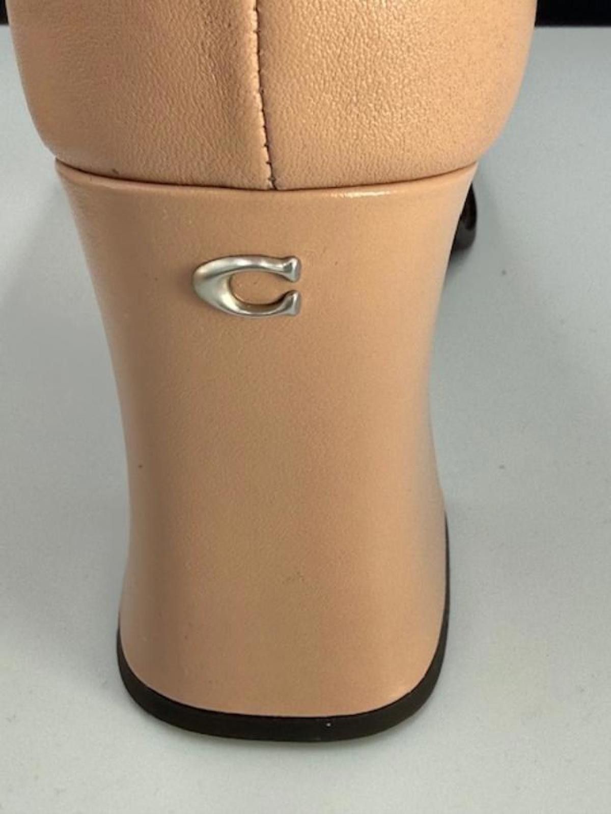 Coach Coach Sculpted Block Heel Pumps - Pale Blush -Women's Size 7 Size US 7 / IT 37 - 7 Thumbnail