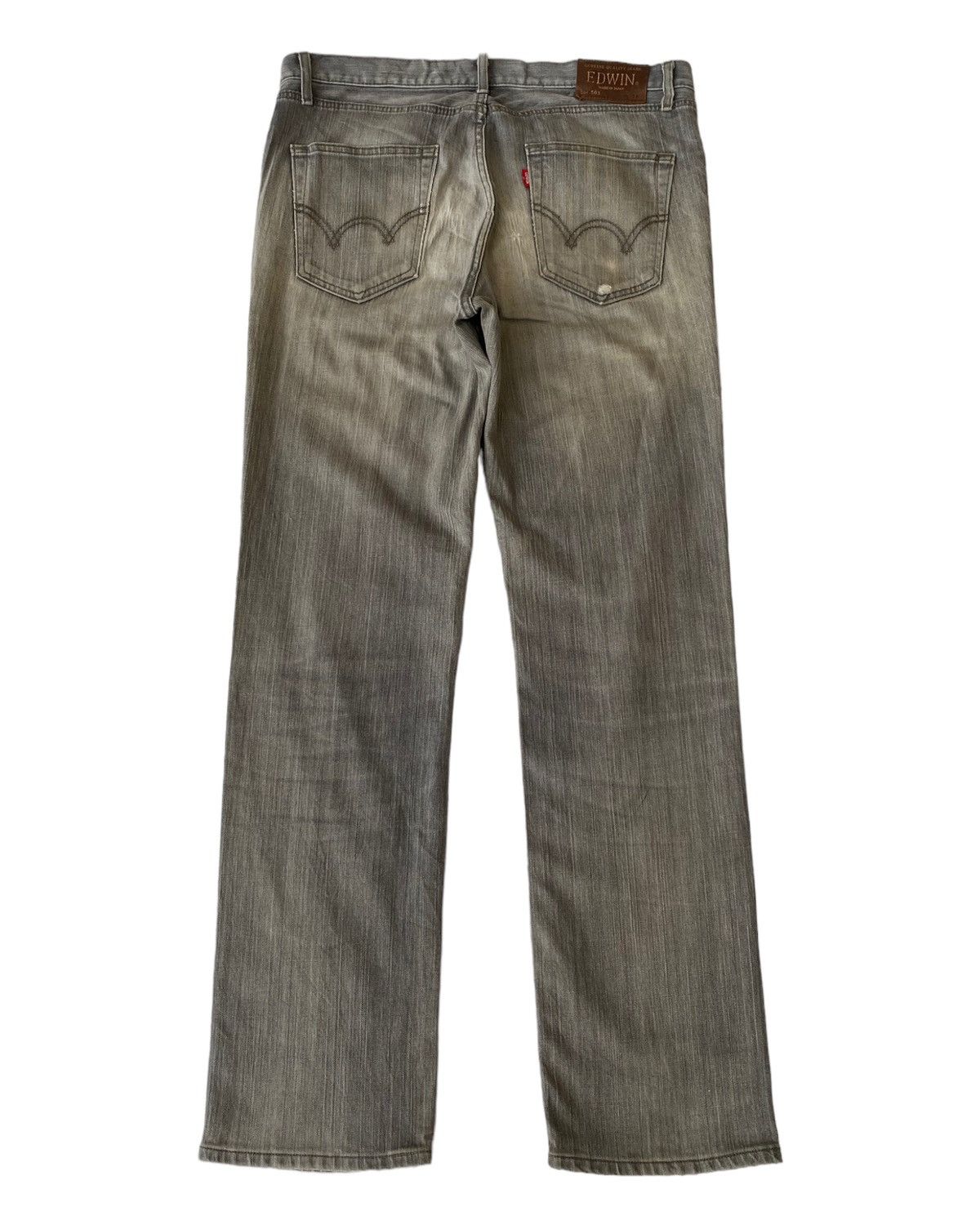 Edwin FADED DISTRESSED DENIM BAGGY EDWIN JAPAN UNDERCOVER STYLE Size US 36 / EU 52 - 2 Thumbnail