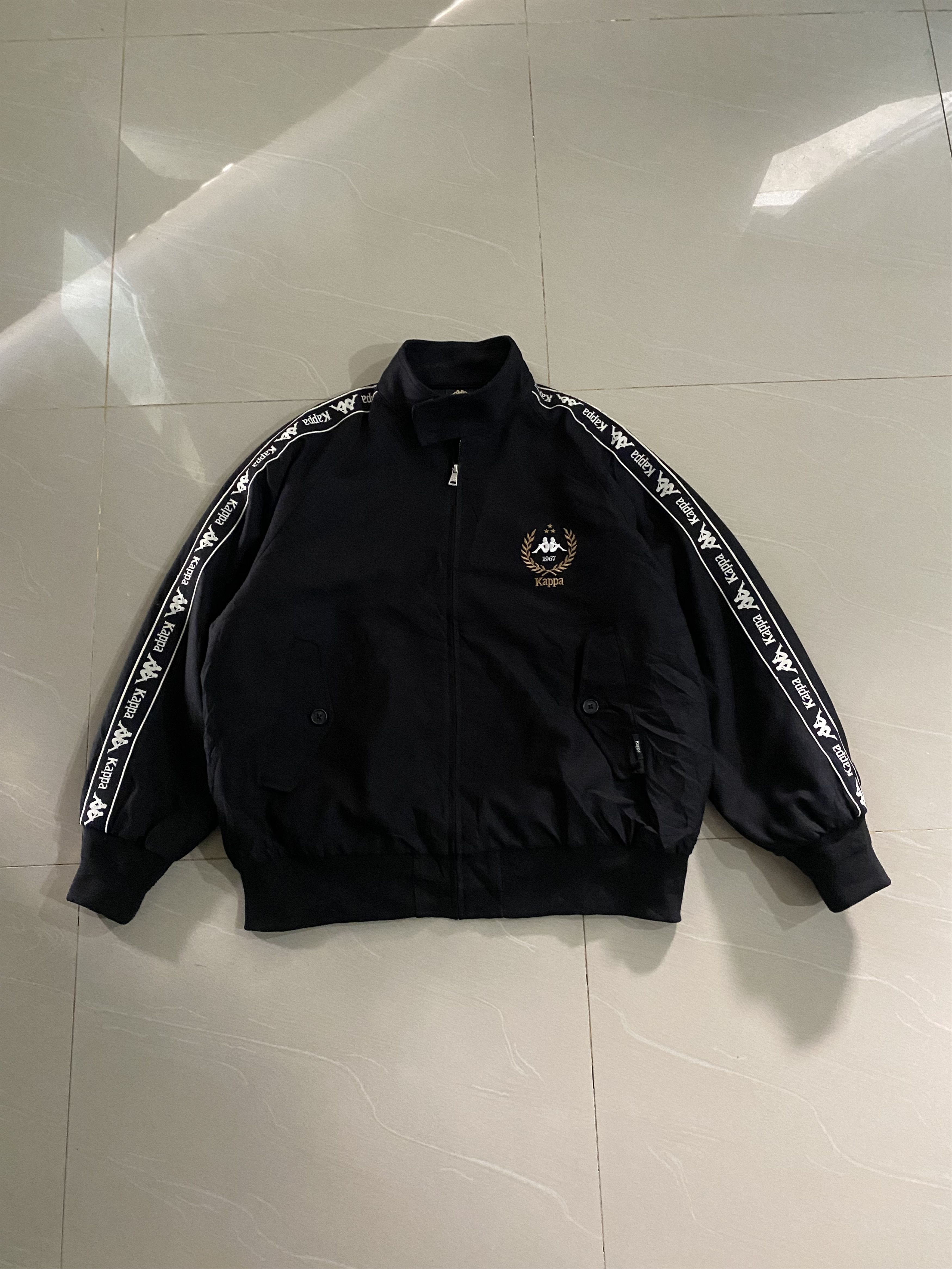 Kappa Vintage Kappa Ziper Jacket Bomber Style Size US L / EU 52-54 / 3 - 1 Thumbnail