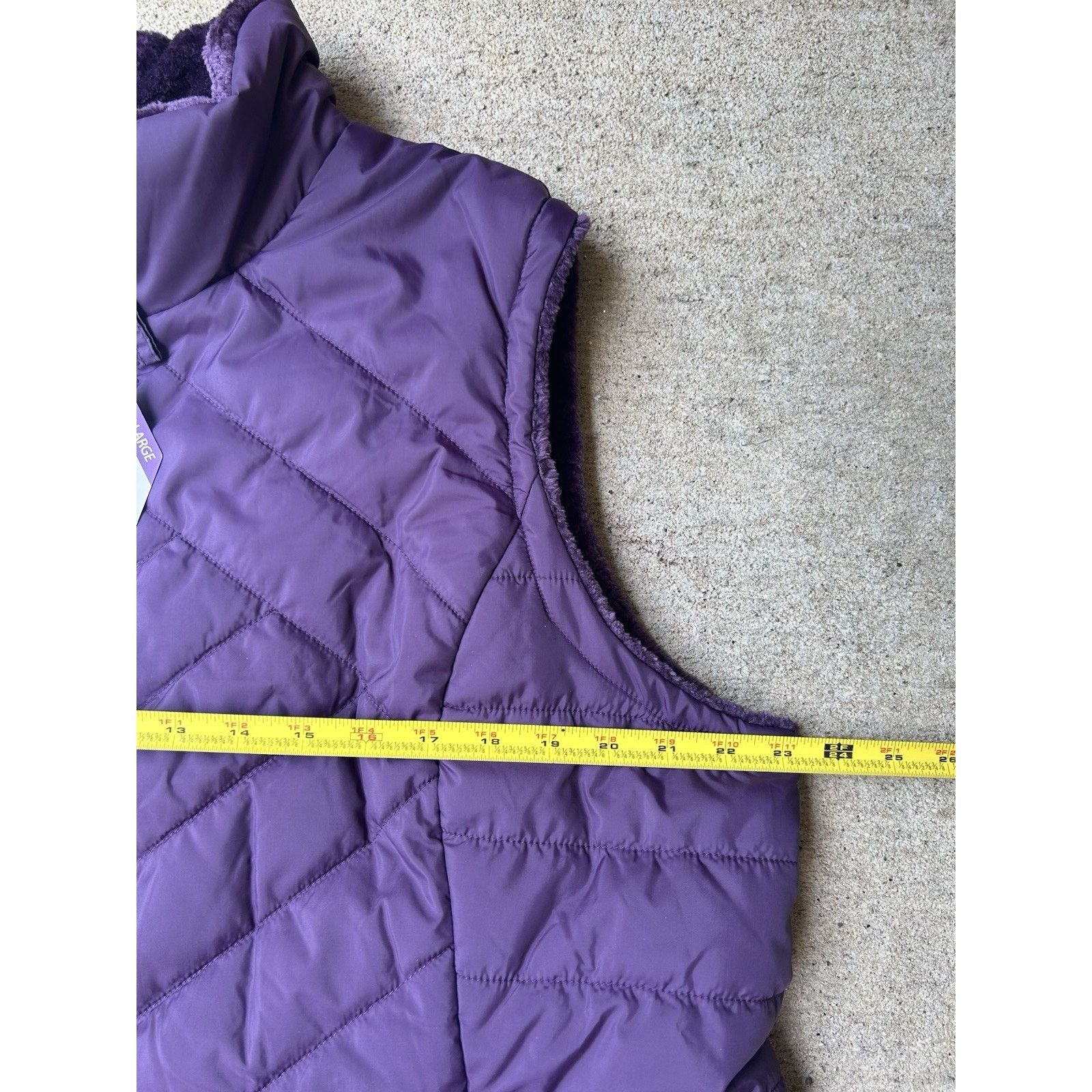 Free Country FREE COUNTRY Reversible Women's Vest Size XXL, Rich Plum Size XXL / US 16-18 / IT 52-54 - 5 Thumbnail