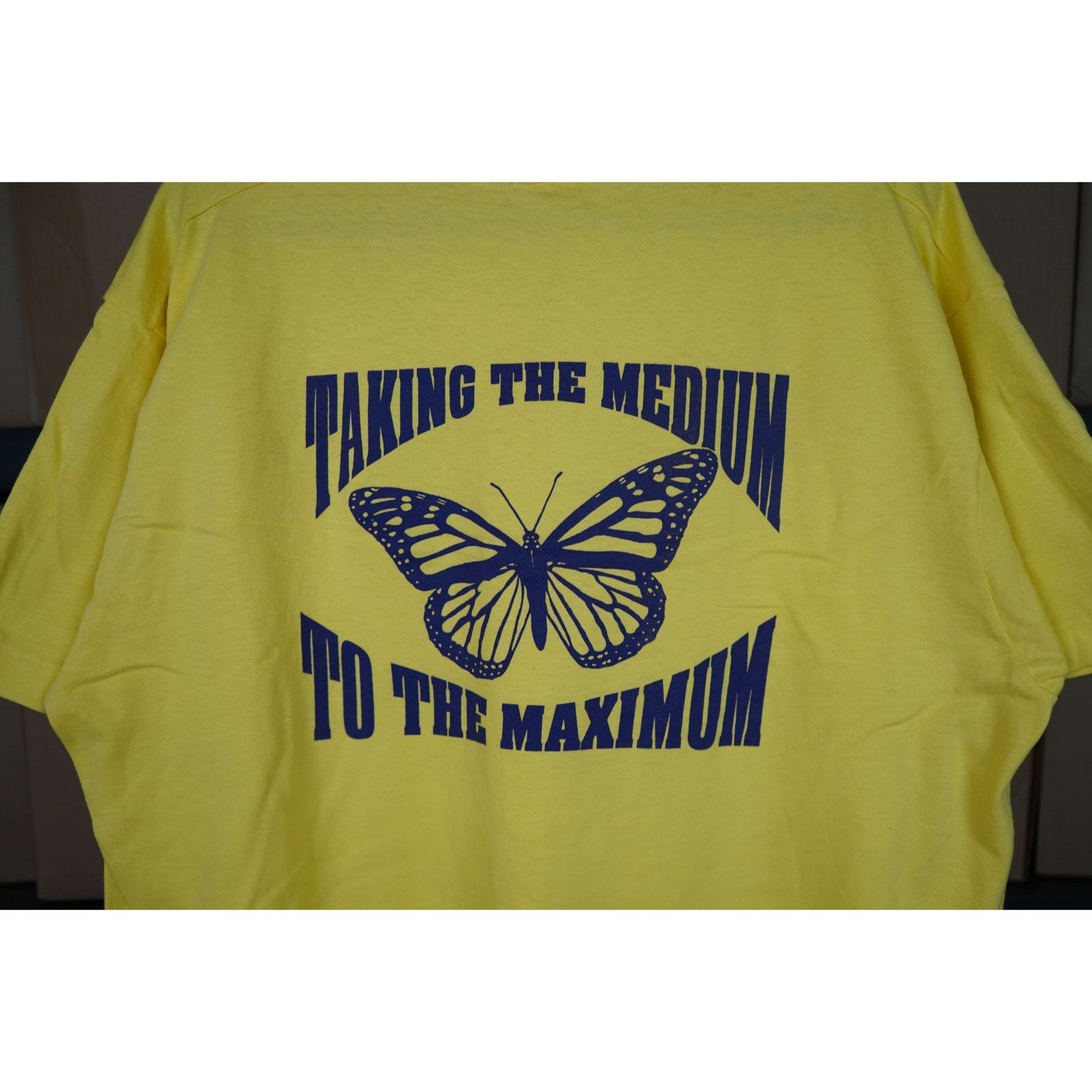 Vintage 90s Cable Company Yellow Vintage Tshirt Men's XL #414 Size US XL / EU 56 / 4 - 4 Thumbnail
