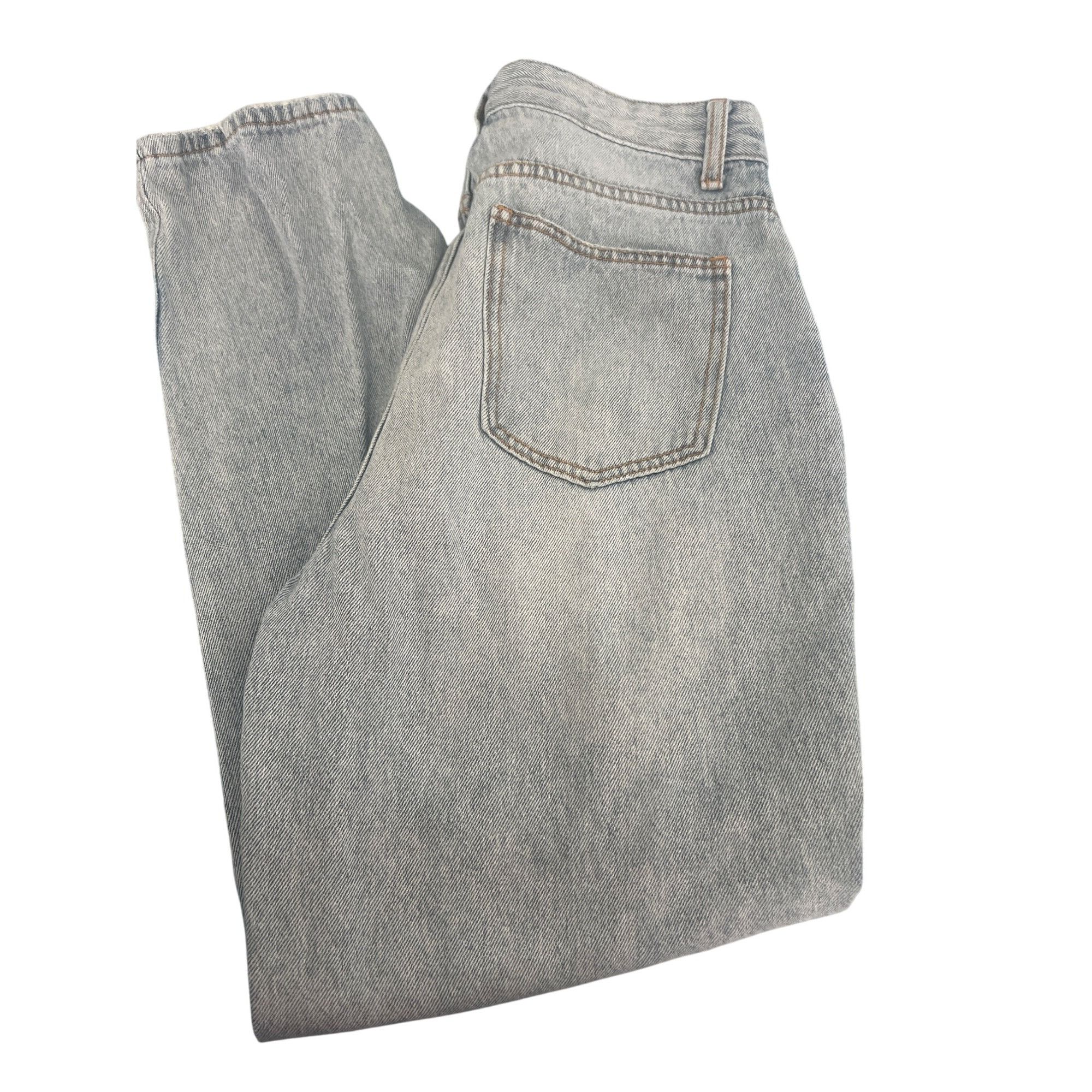Shein Shein Light Wash Distressed High-Waisted Jeans Destroyed Hol Size 28" / US 6 / IT 42 - 4 Thumbnail