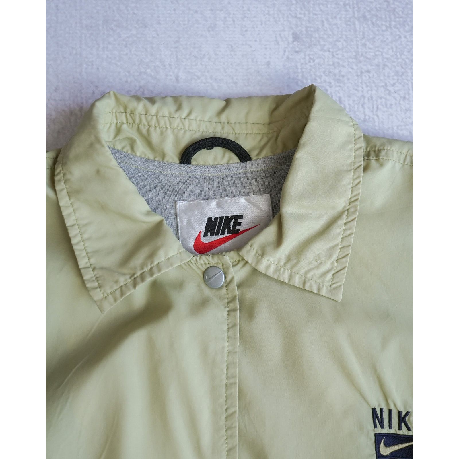 Nike Vintage 90s Nike Green Regular Windbreaker - Women's Large Size L / US 10 / IT 46 - 3 Thumbnail
