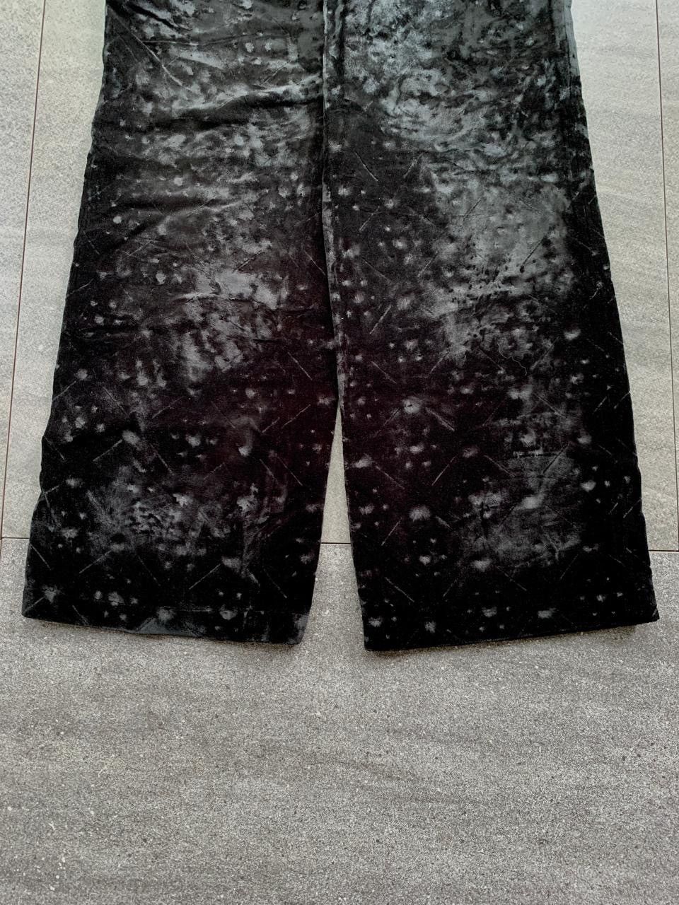 Yohji Yamamoto Velvet Patterned Trousers Size US 29 - 4 Thumbnail