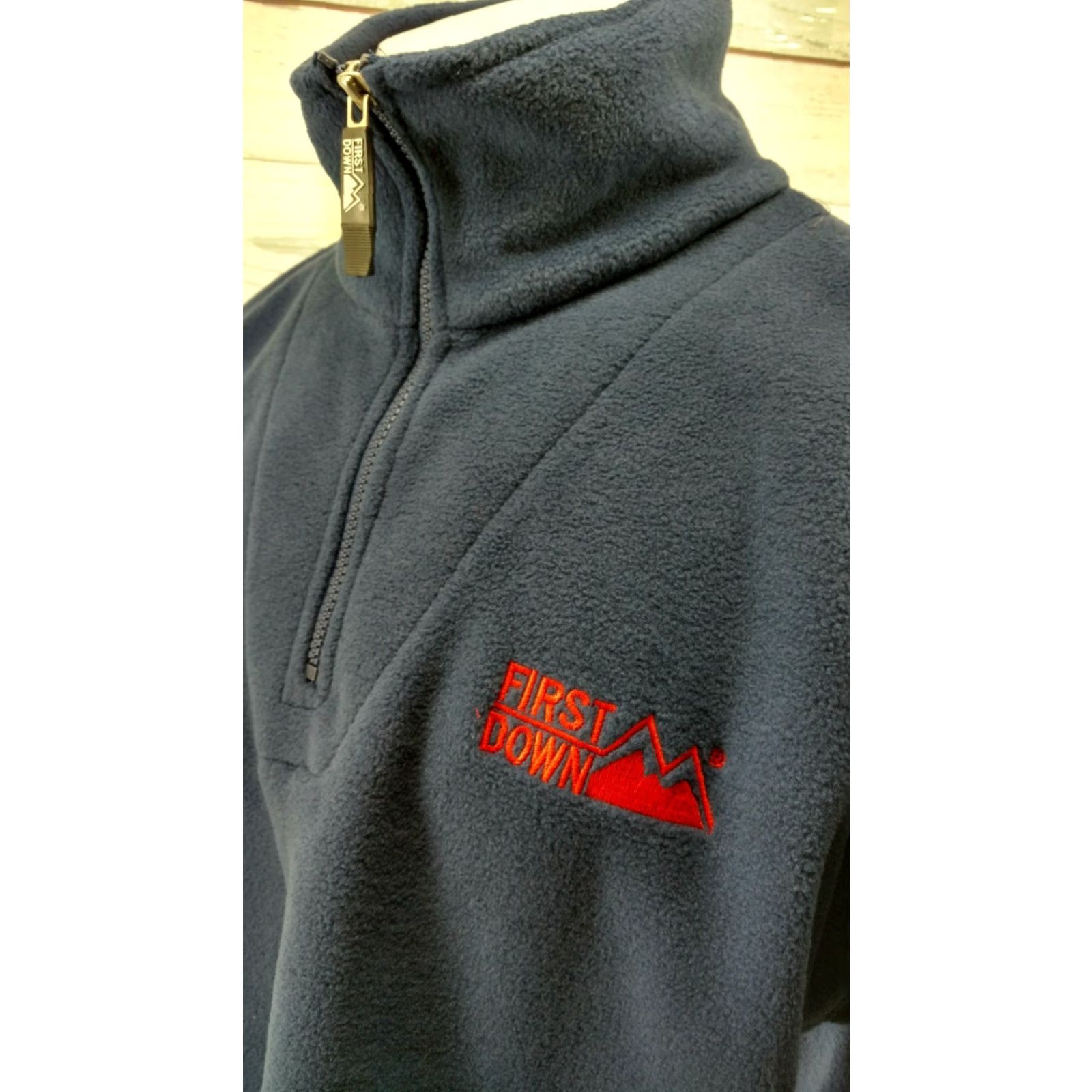 Vintage First Down Exploration Blue Fleece 1/4 Zip Hiking Pullover Size Large Size US L / EU 52-54 / 3 - 3 Thumbnail