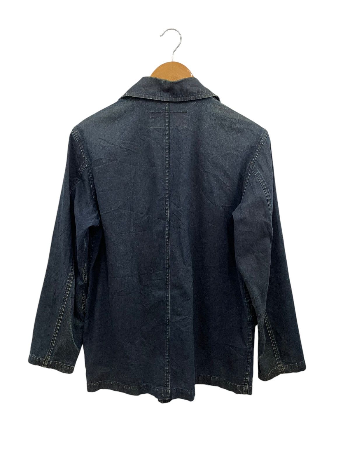 45rpm × Indigo × Japanese Brand JAPANESE LES BIS BOIS INDIGO CHORE JACKET JAPAN STREETWEAR Size US L / EU 52-54 / 3 - 2 Thumbnail