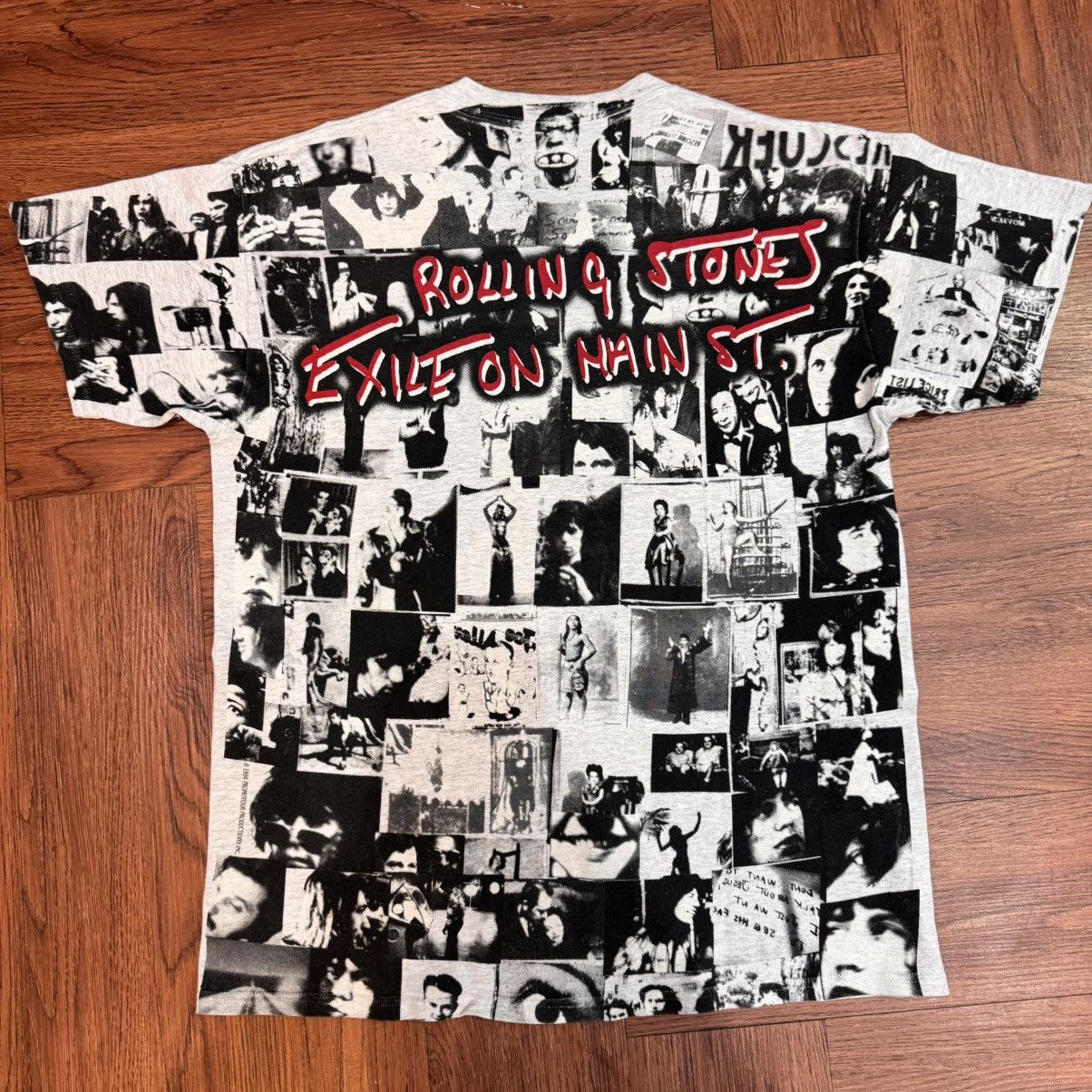 Band Tees ROLLING STONES EXILE ON MAIN STREET 1994 VINTAGE TEE Size US L / EU 52-54 / 3 - 9 Thumbnail