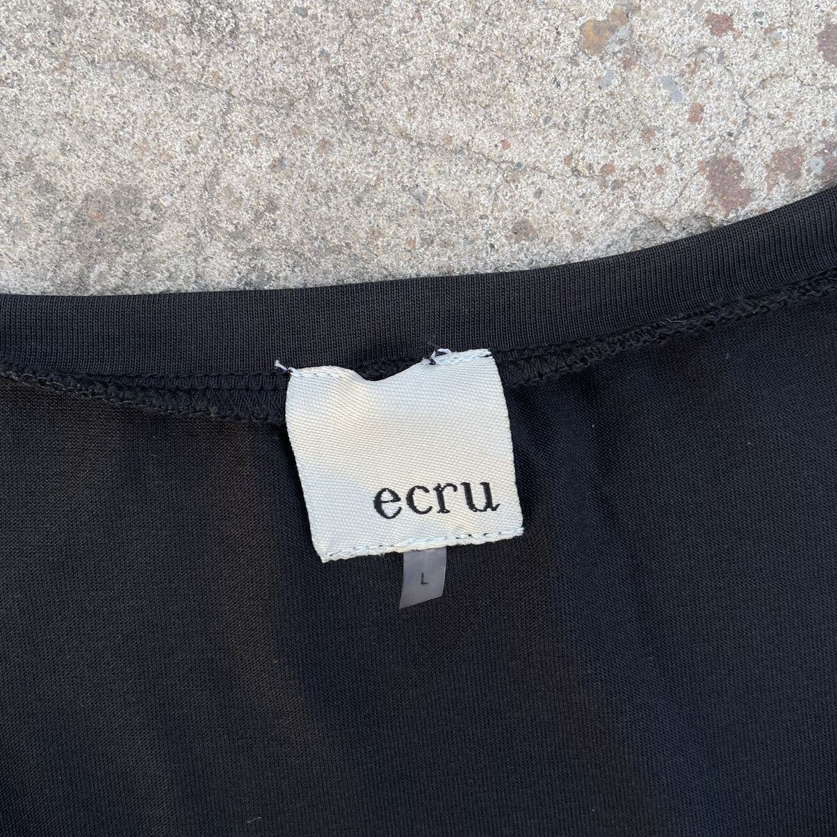 Other Vintage T-shirts Ecru Y2K 90s USA Style Avant Garde Size L / US 10 / IT 46 - 7 Thumbnail