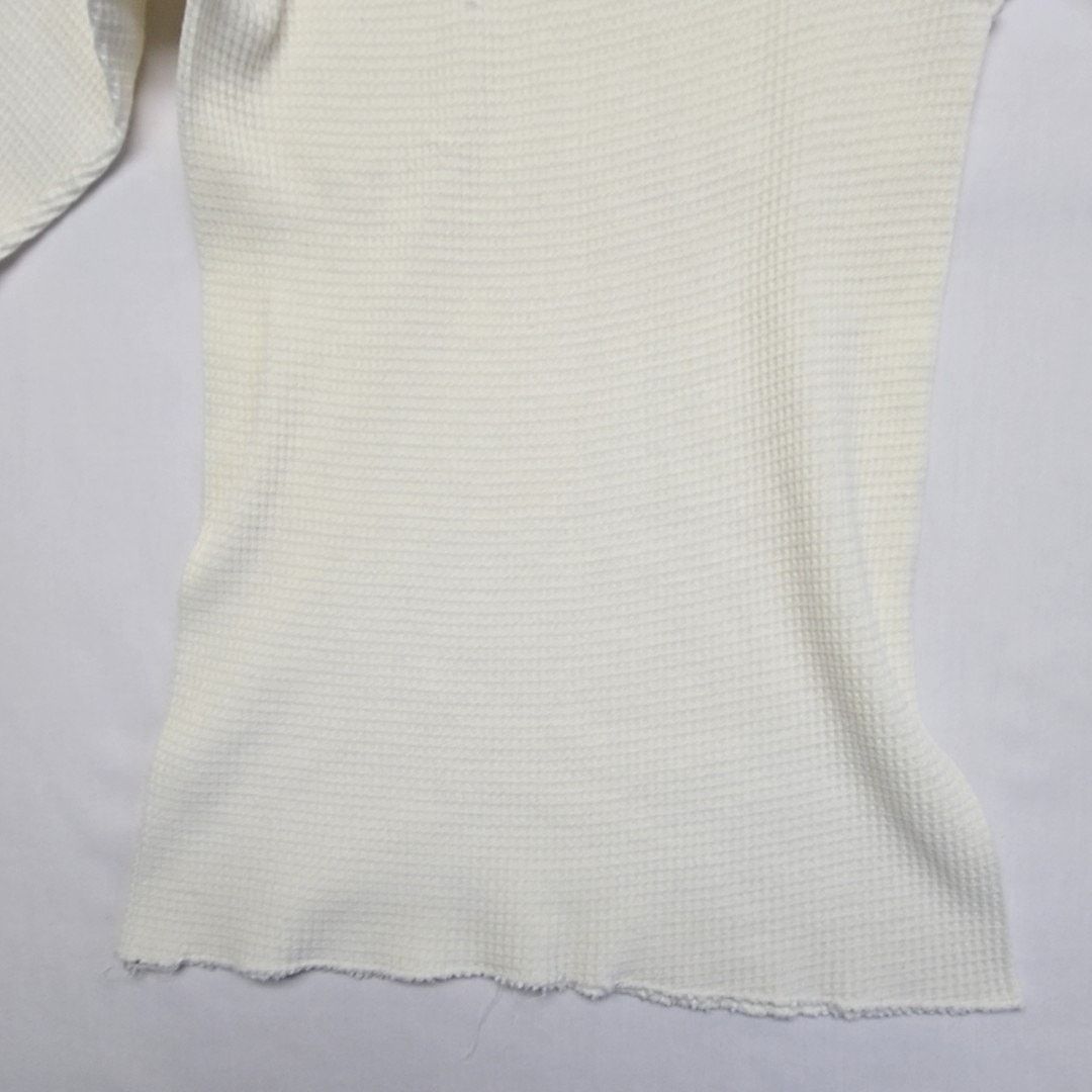 Dickies Vintage Dickies Thermal Shirt Waffle Knit Cream Mens Medium Size US M / EU 48-50 / 2 - 2 Thumbnail
