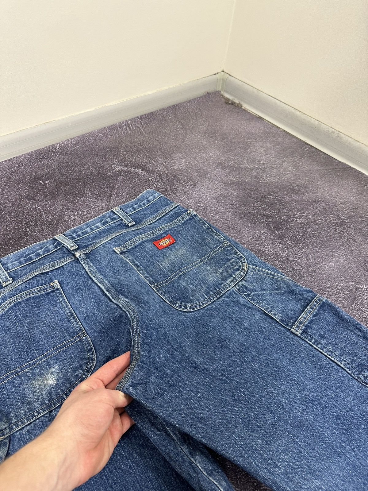 Dickies Vintage Dickies Baggy Denim Carpenter Hype Work Jeans Pants Size US 34 / EU 50 - 8 Thumbnail