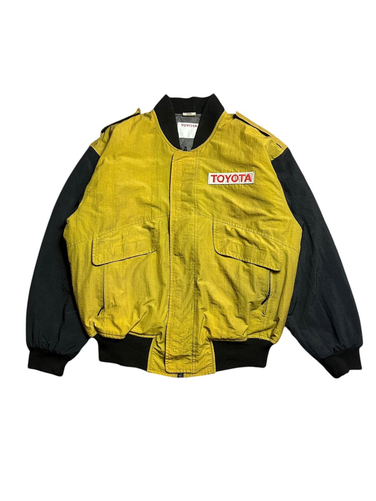 Gear for Sports Vtg JDM Toyota Racing Motor Sport Racing Team Jacket Bomber Size US L / EU 52-54 / 3 - 1 Thumbnail