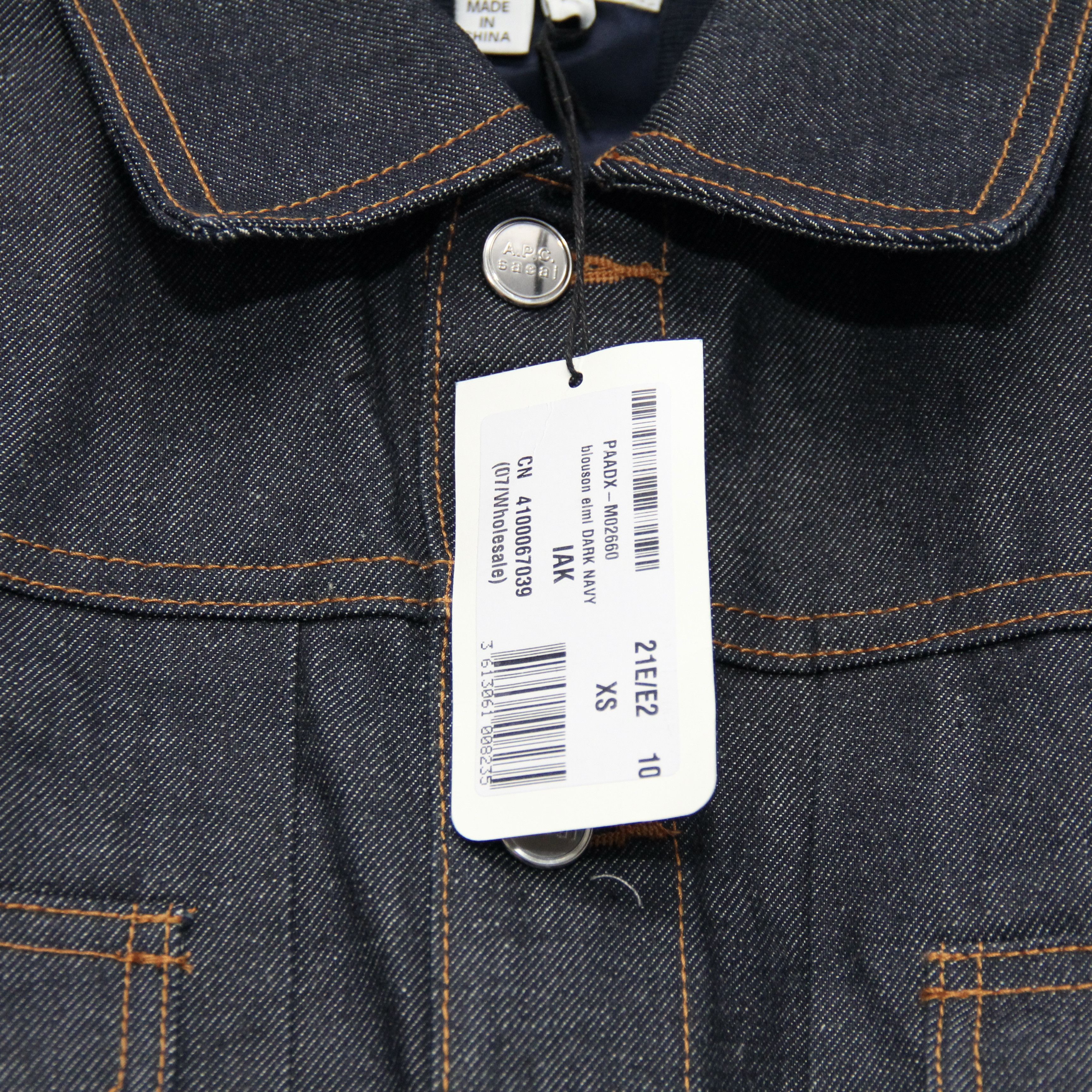 A.P.C. × Sacai A.P.C x Sacai Denim Bomber Jacket BNWT Small Size US XS / EU 42 / 0 - 8 Thumbnail