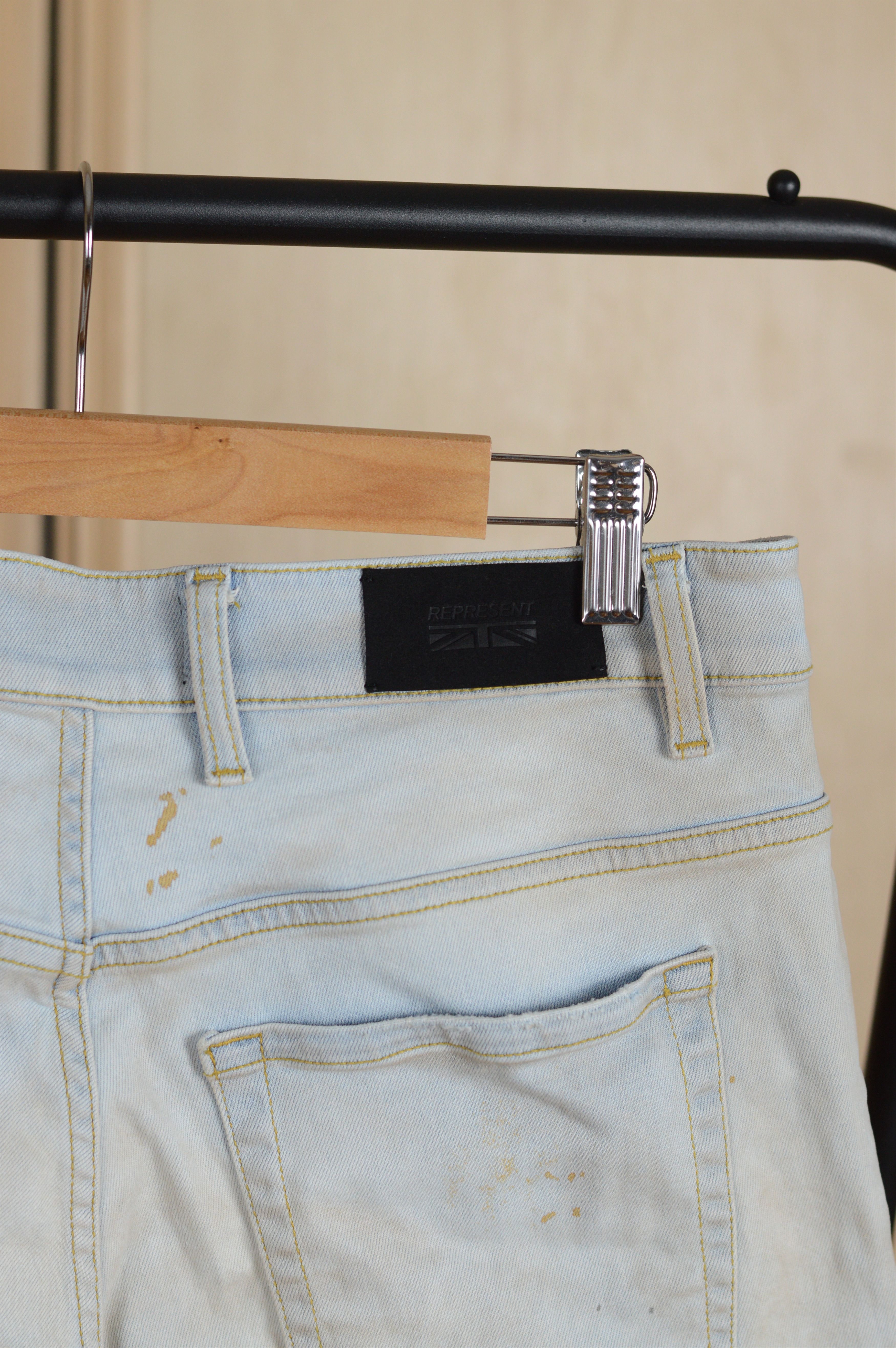 Represent Clo. Represent Distressed Denim Dirt Jeans Pant Size US 32 / EU 48 - 8 Thumbnail
