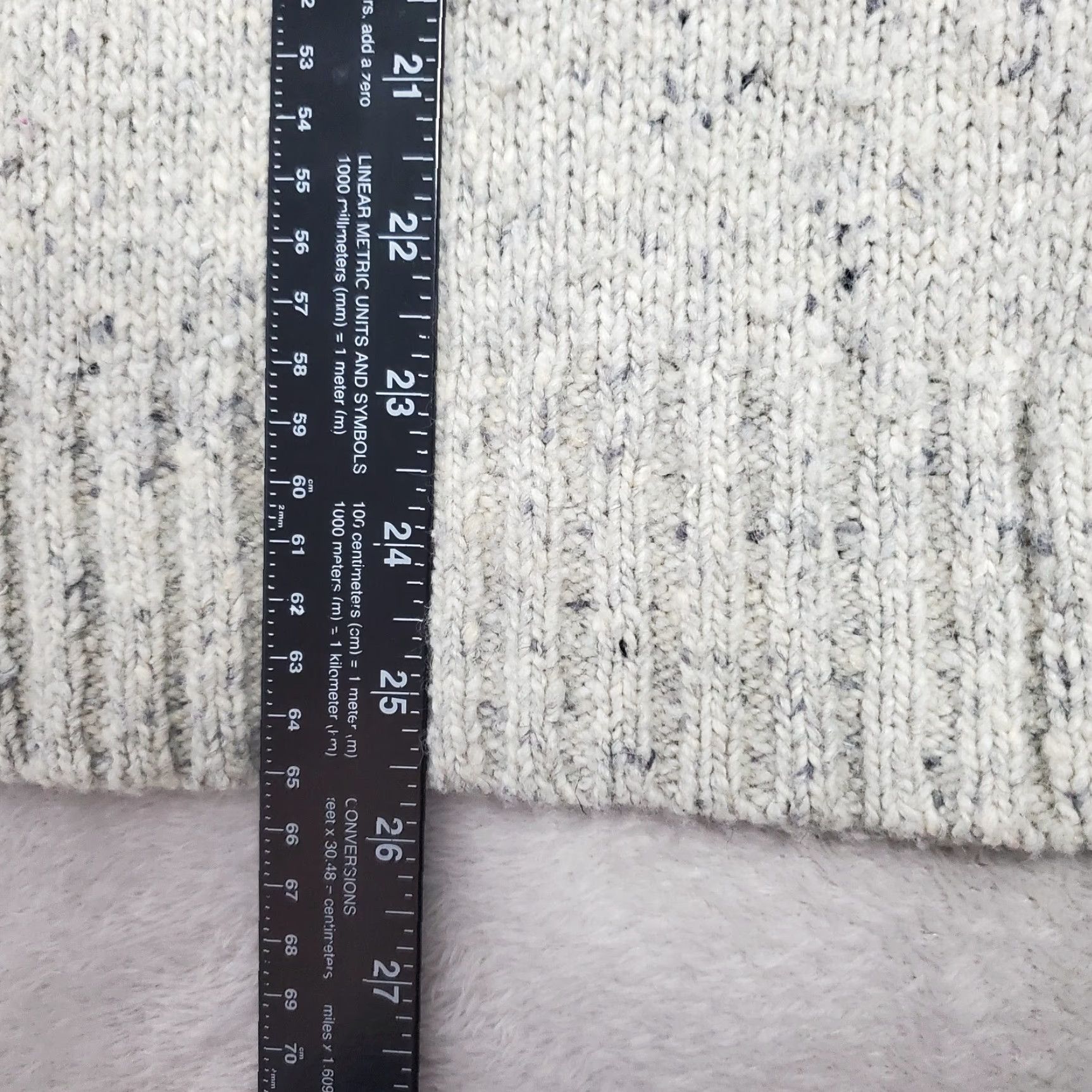 Banana Republic Banana Republic Men S Speckled Knit Sweater Gray Wool Blend Wooden Toggle Button Size US S / EU 44-46 / 1 - 7 Thumbnail
