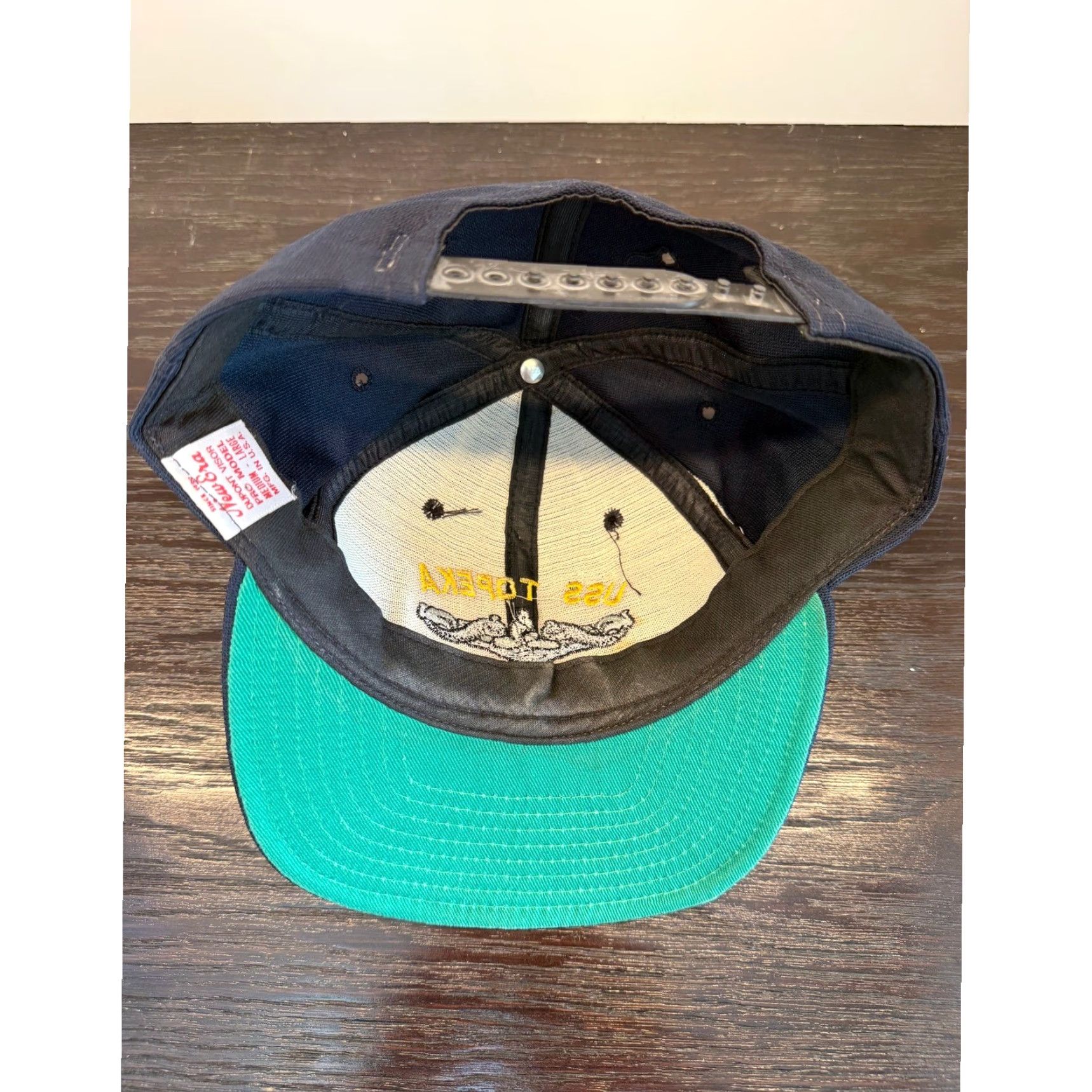 New Era VINTAGE New Era USS Topeka SSN-754 Submarine Snapback Hat Navy Blue Size ONE SIZE - 6 Thumbnail