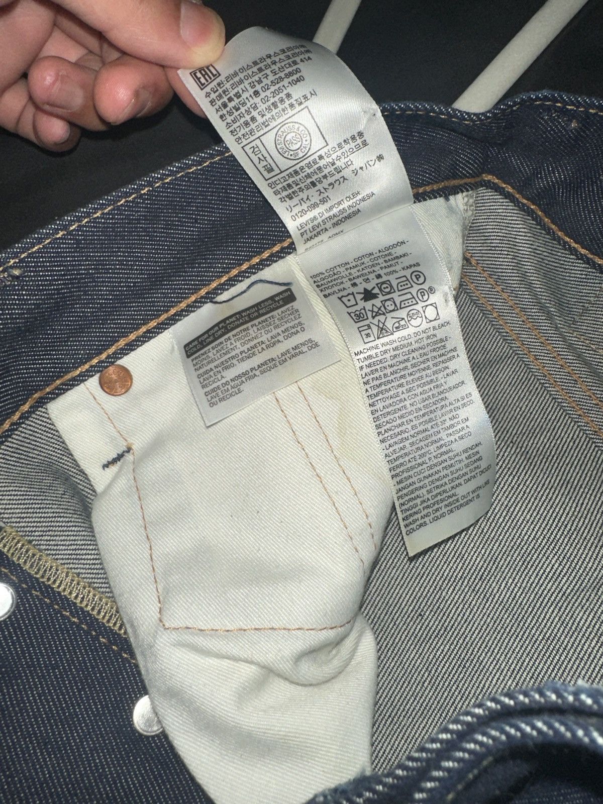 DENIM TEARS Denim Tears Indigo Denim 28x34 Size US 28 / EU 44 - 7 Thumbnail