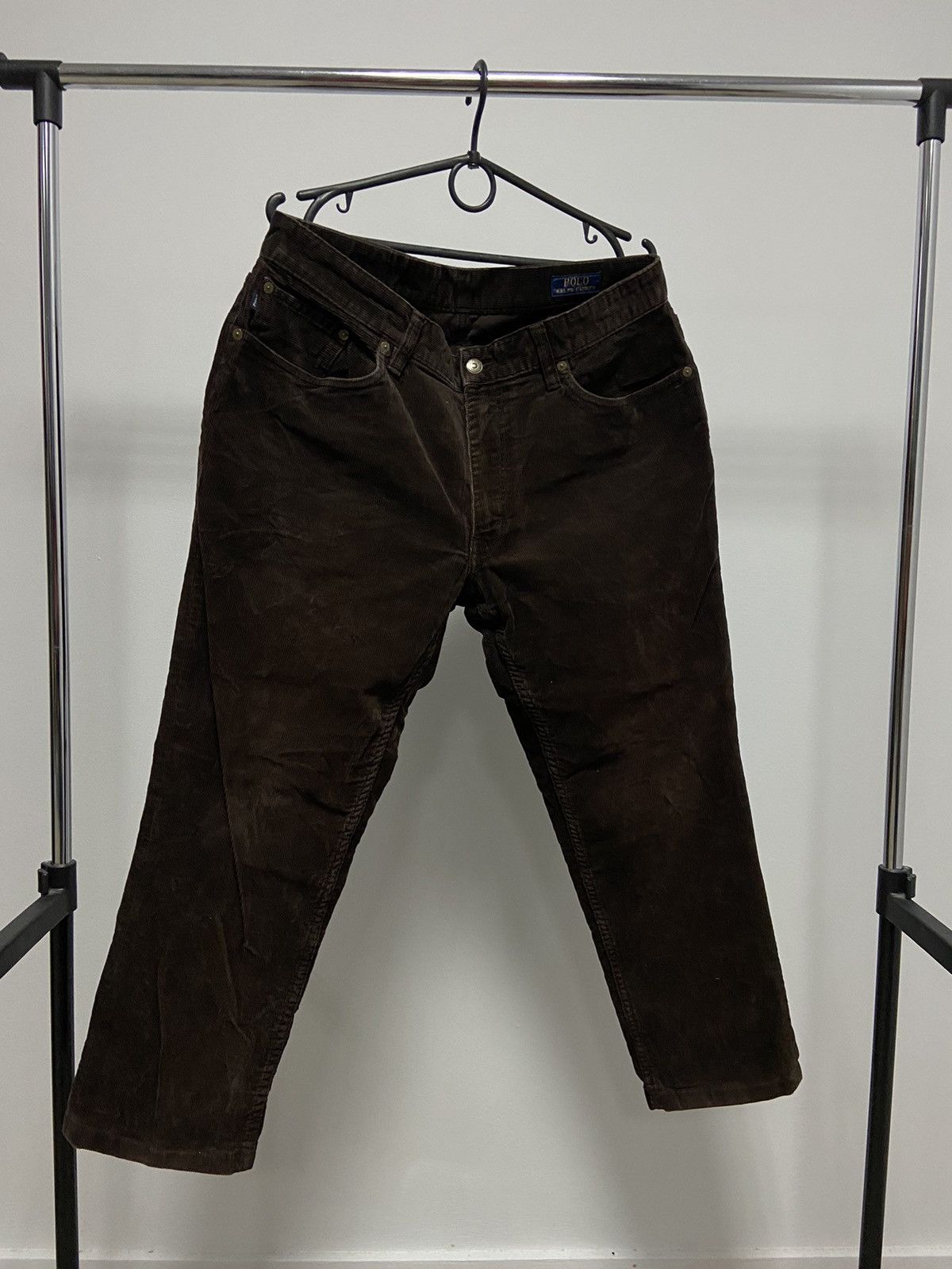 Polo Ralph Lauren × Vintage Polo Ralph Lauren corduroy pants pocket small Logo Size US 34 / EU 50 - 1 Thumbnail