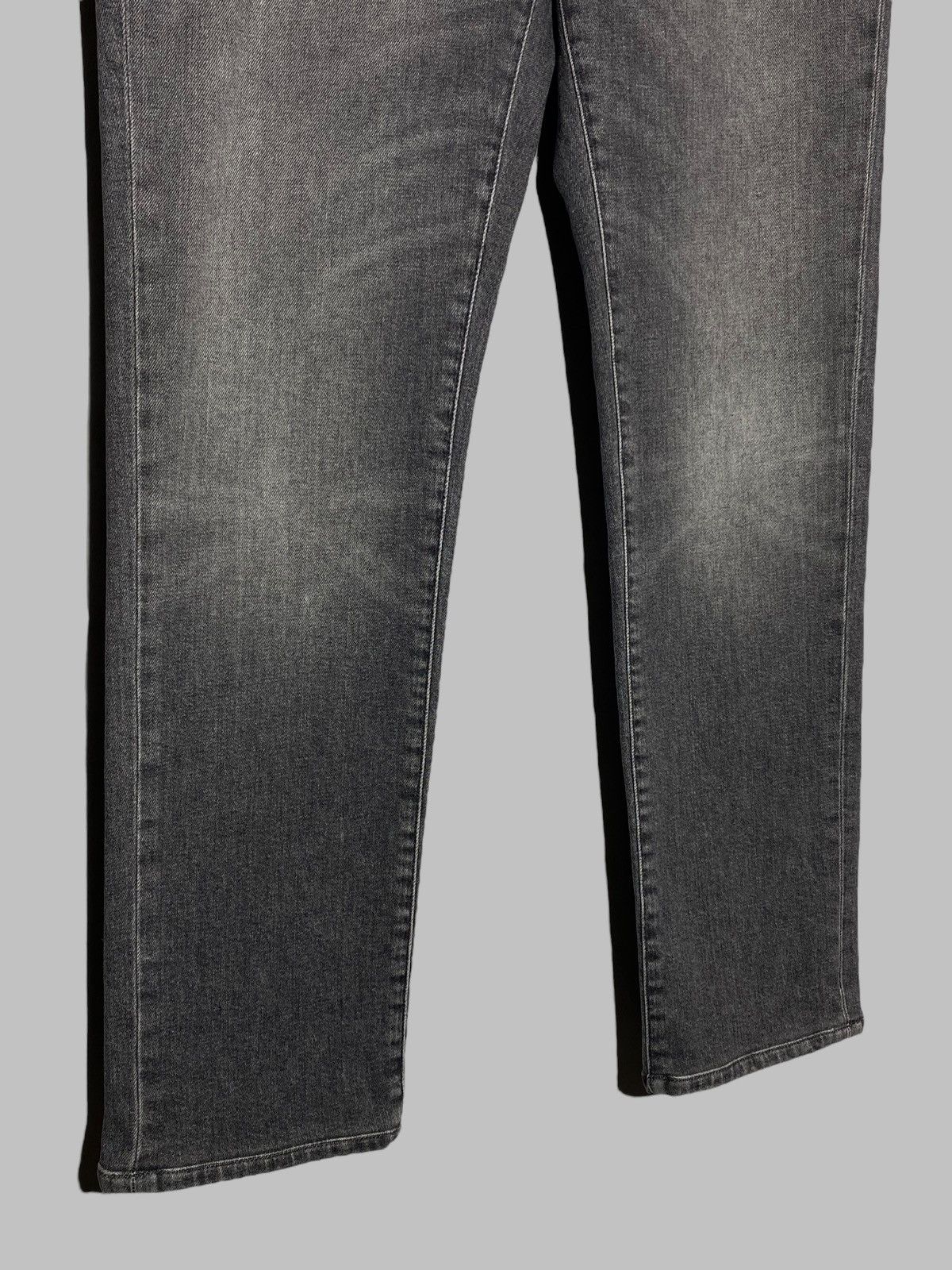 Z Zegna Zegna Washed Gray Denim Slim Fit Jeans Men’s Size 34 Size US 34 / EU 50 - 5 Thumbnail