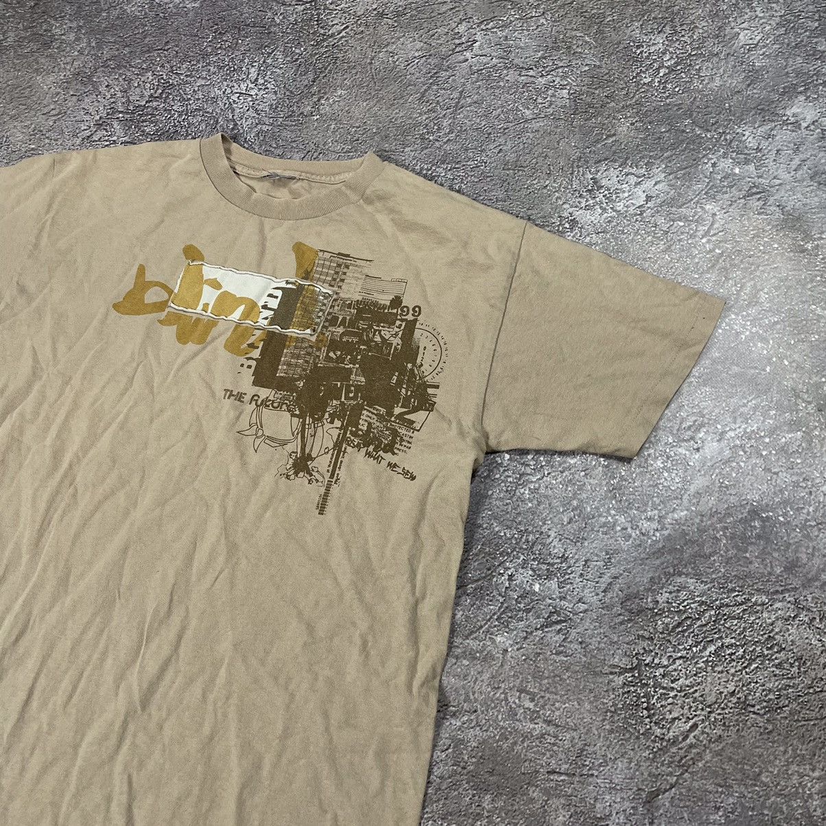 Vintage Vintage Y2K Sun Faded Graphic Tee Abstract Print Streetwear Size US M / EU 48-50 / 2 - 2 Thumbnail