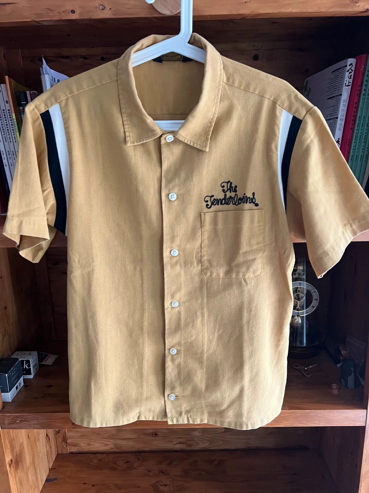 Tenderloin Tenderloin Yellow Short Sleeve Bowling Shirt Size S Size US S / EU 44-46 / 1 - 4 Thumbnail