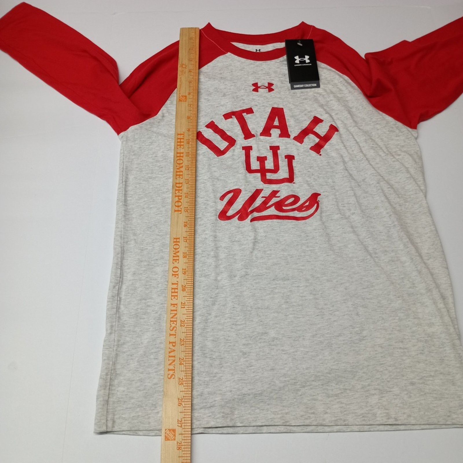 Under Armour Utah Utes Gray Red Under Armour T-shirt Women's Size S Loose Size S / US 4 / IT 40 - 5 Thumbnail