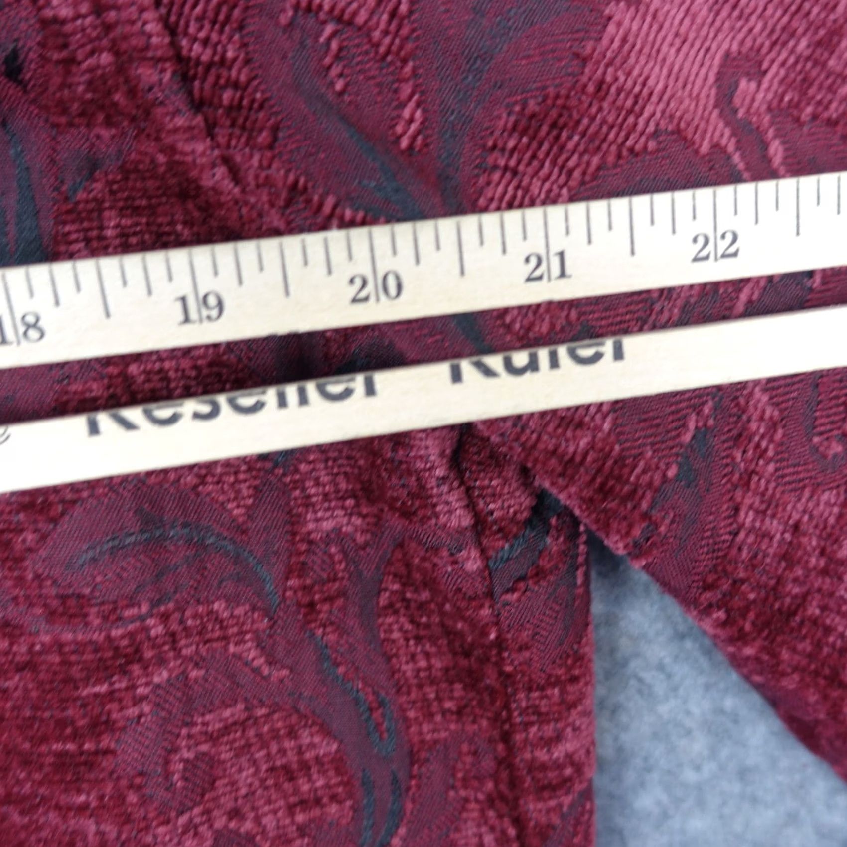 Vintage VINTAGE First Option Shirt Womens L Red 90s Casual Button-Up Brocade Top VTG Size L / US 10 / IT 46 - 6 Thumbnail