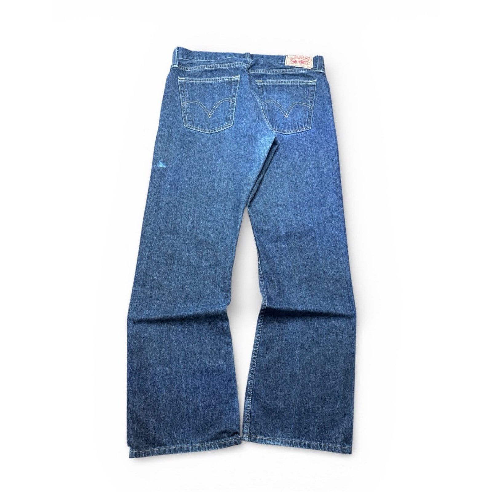 Levi's Levi's 527 Low Bootcut Blue 2000s Bootcut Fit Size 36x33 Size US 36 / EU 52 - 2 Thumbnail
