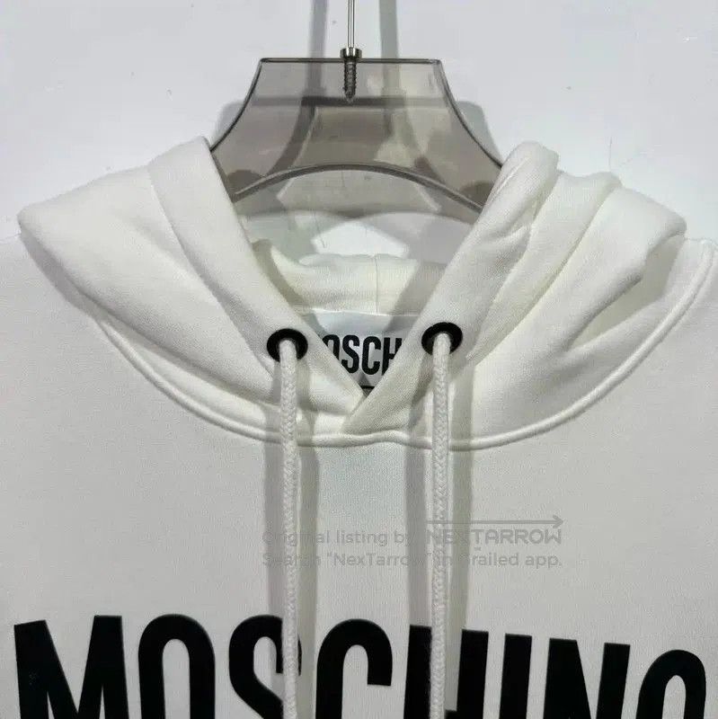 Moschino Moschino White Cotton Womens Hoodie . Size XS / US 0-2 / IT 36-38 - 4 Thumbnail
