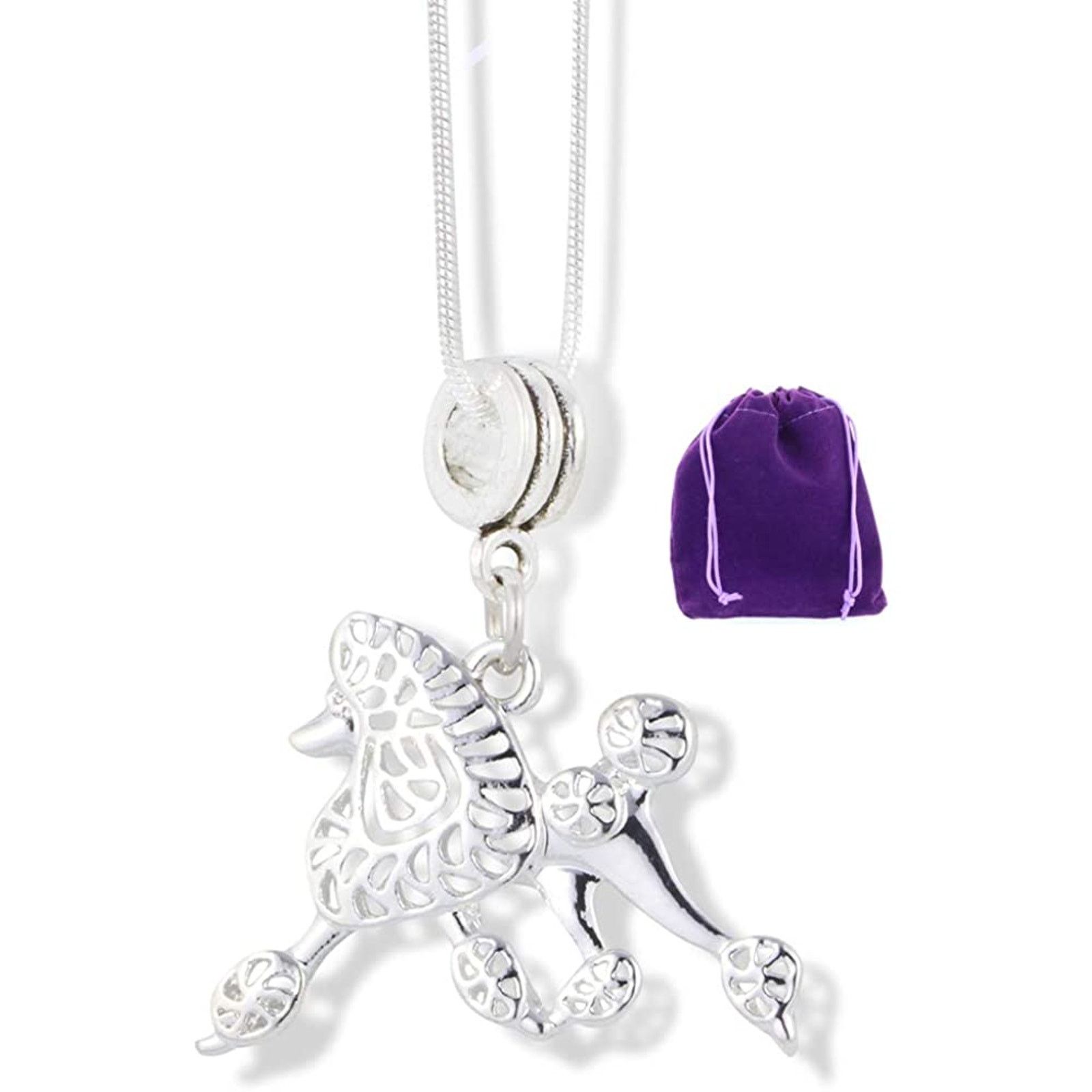 & Other Stories Poodle Dog Charm Snake Chain Necklace Size ONE SIZE - 1 Thumbnail