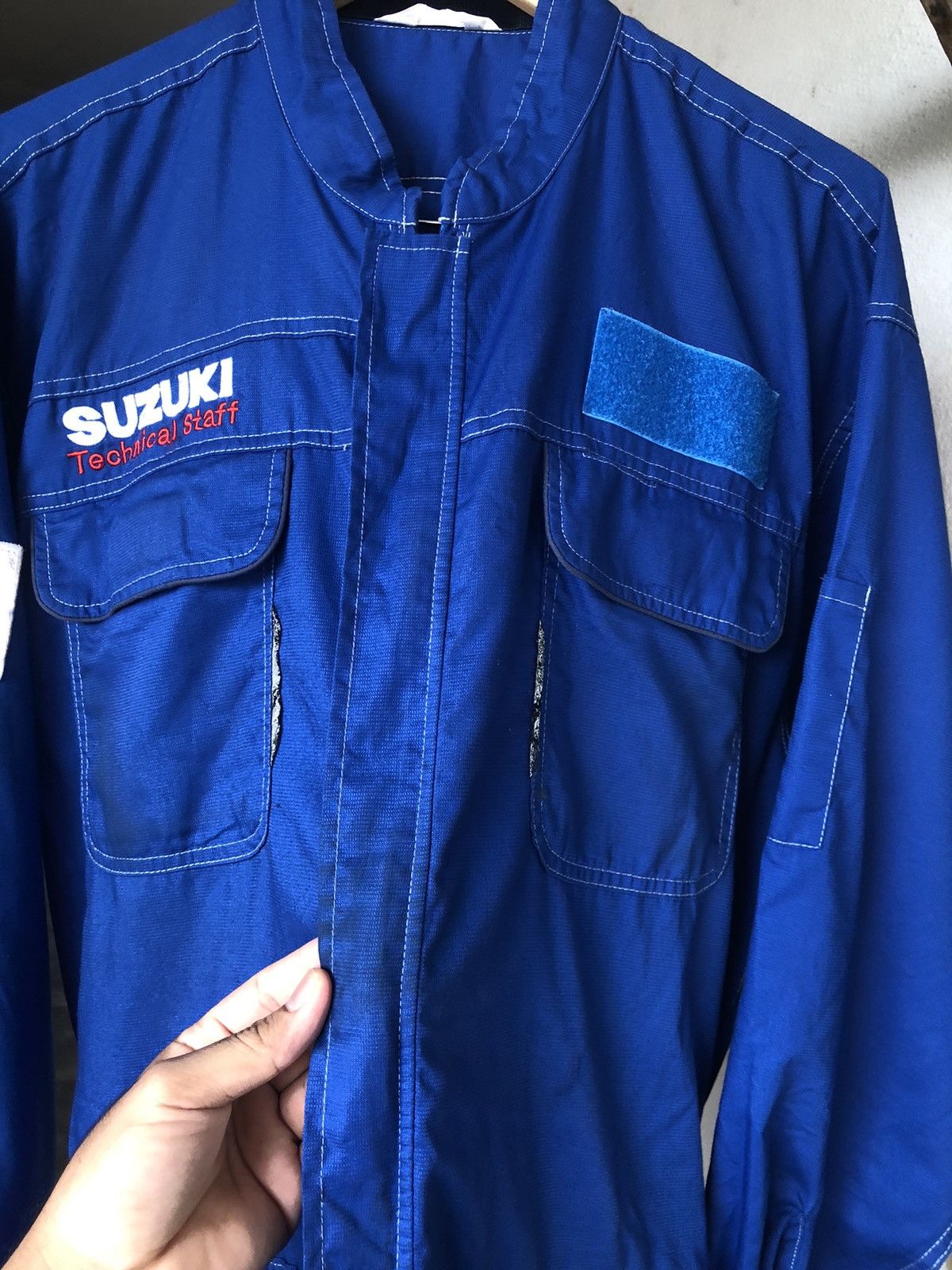 Vintage Vintage Suzuki Racing Technical Team Coverall/Jumpsuit Size US XL / EU 56 / 4 - 10 Thumbnail