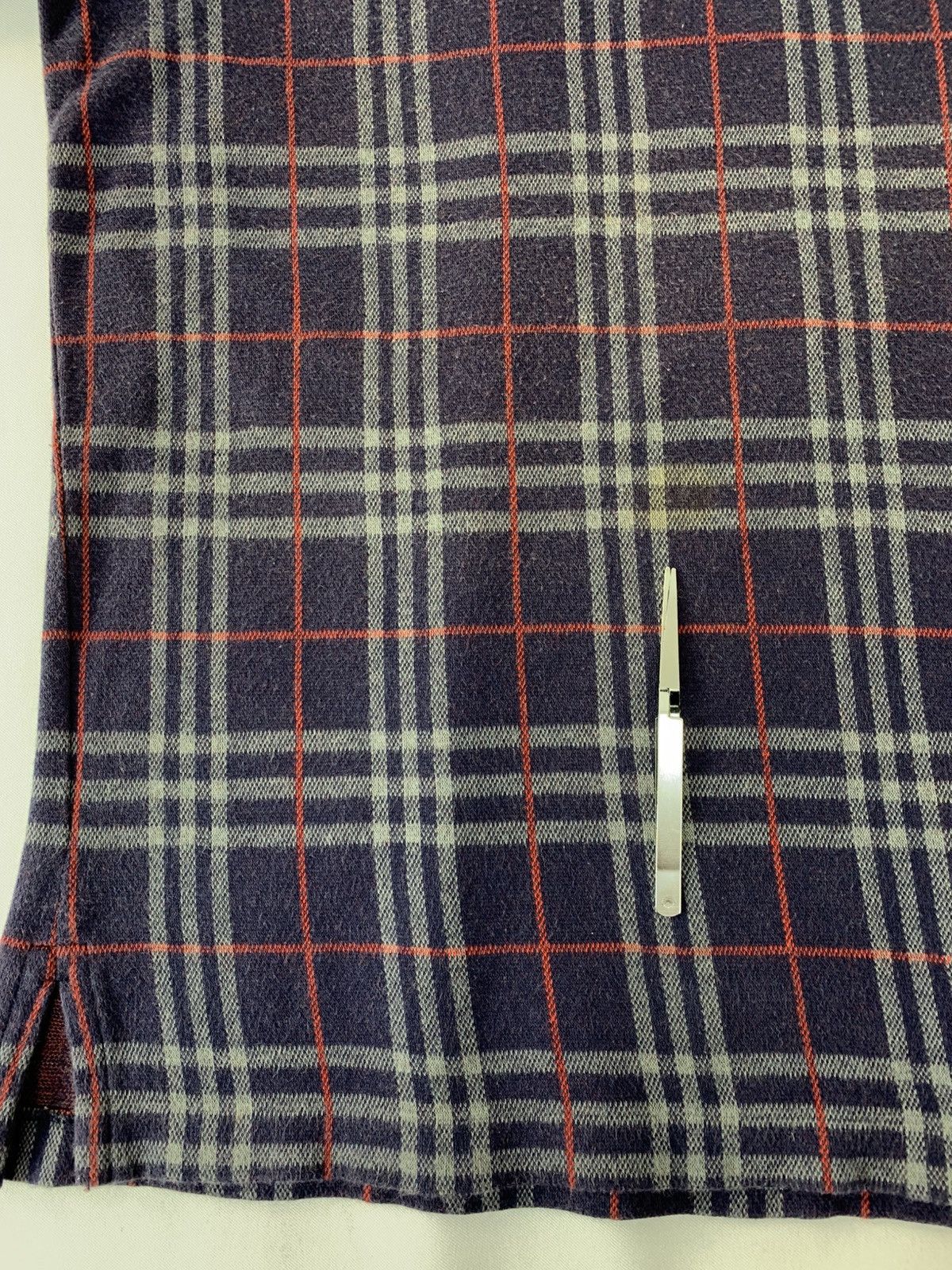 Burberry Vintage Burberrys Of London Striped Checked Polo Tee Size US M / EU 48-50 / 2 - 9 Thumbnail