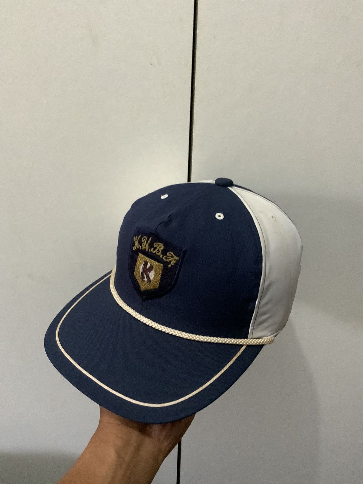 Japanese Brand Vintage Japan Indigo White Zipper Hat Size ONE SIZE - 1 Thumbnail