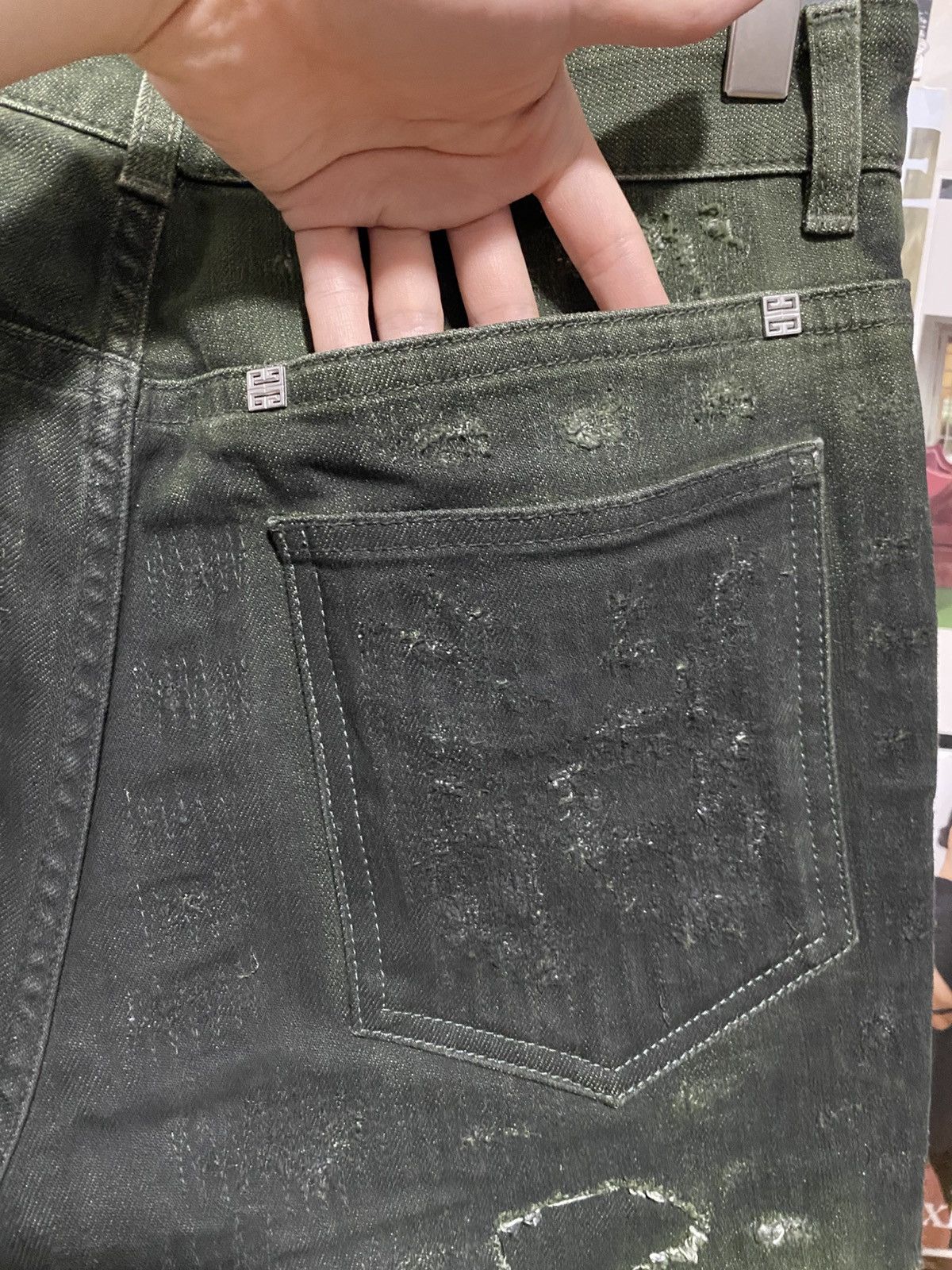 Givenchy Givenchy Distressed Jeans Size US 30 / EU 46 - 7 Thumbnail