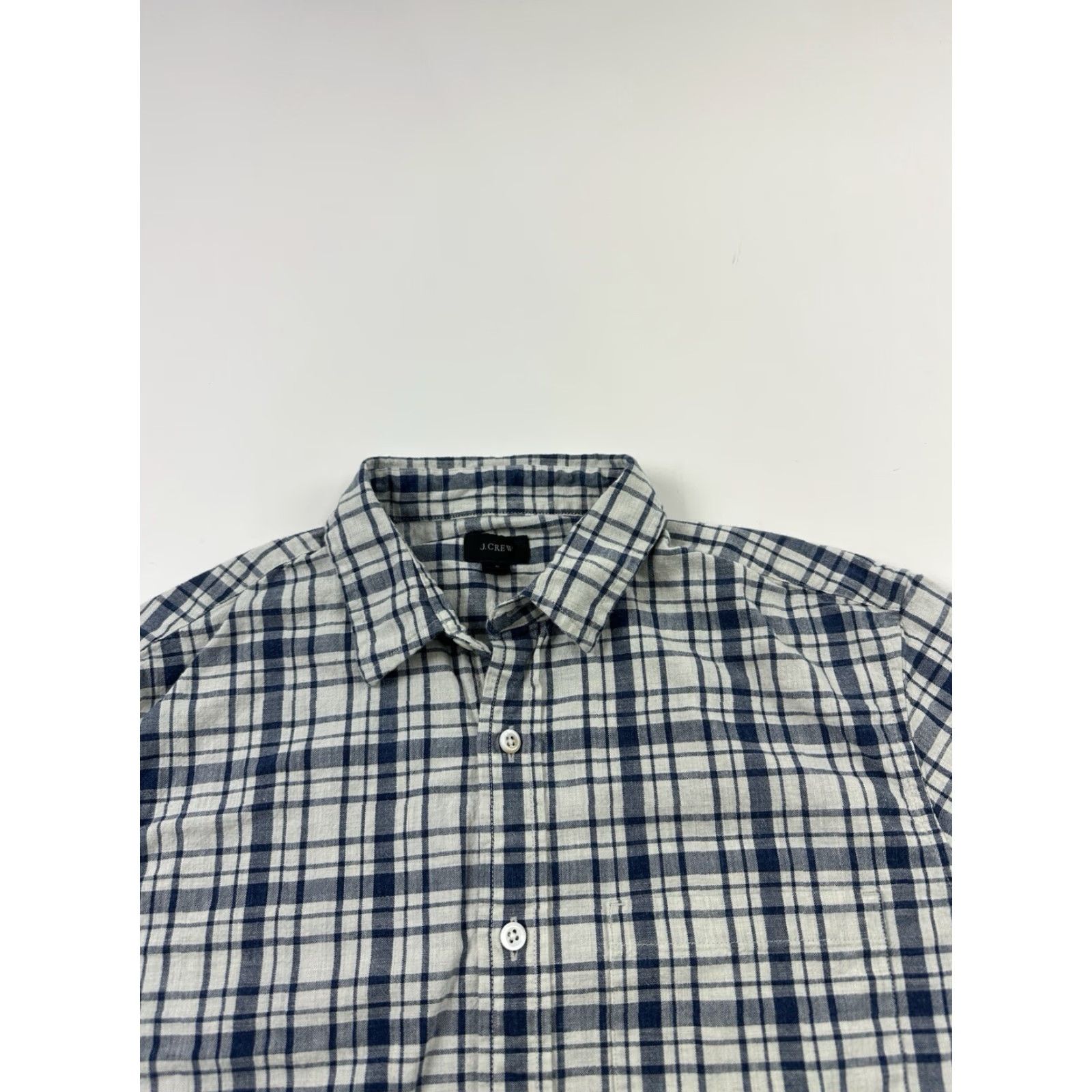 J.Crew VINTAGE J.Crew Shirt Mens Small Plaid Button-Up Lightweight Flannel Long Sleeve Size US S / EU 44-46 / 1 - 2 Thumbnail