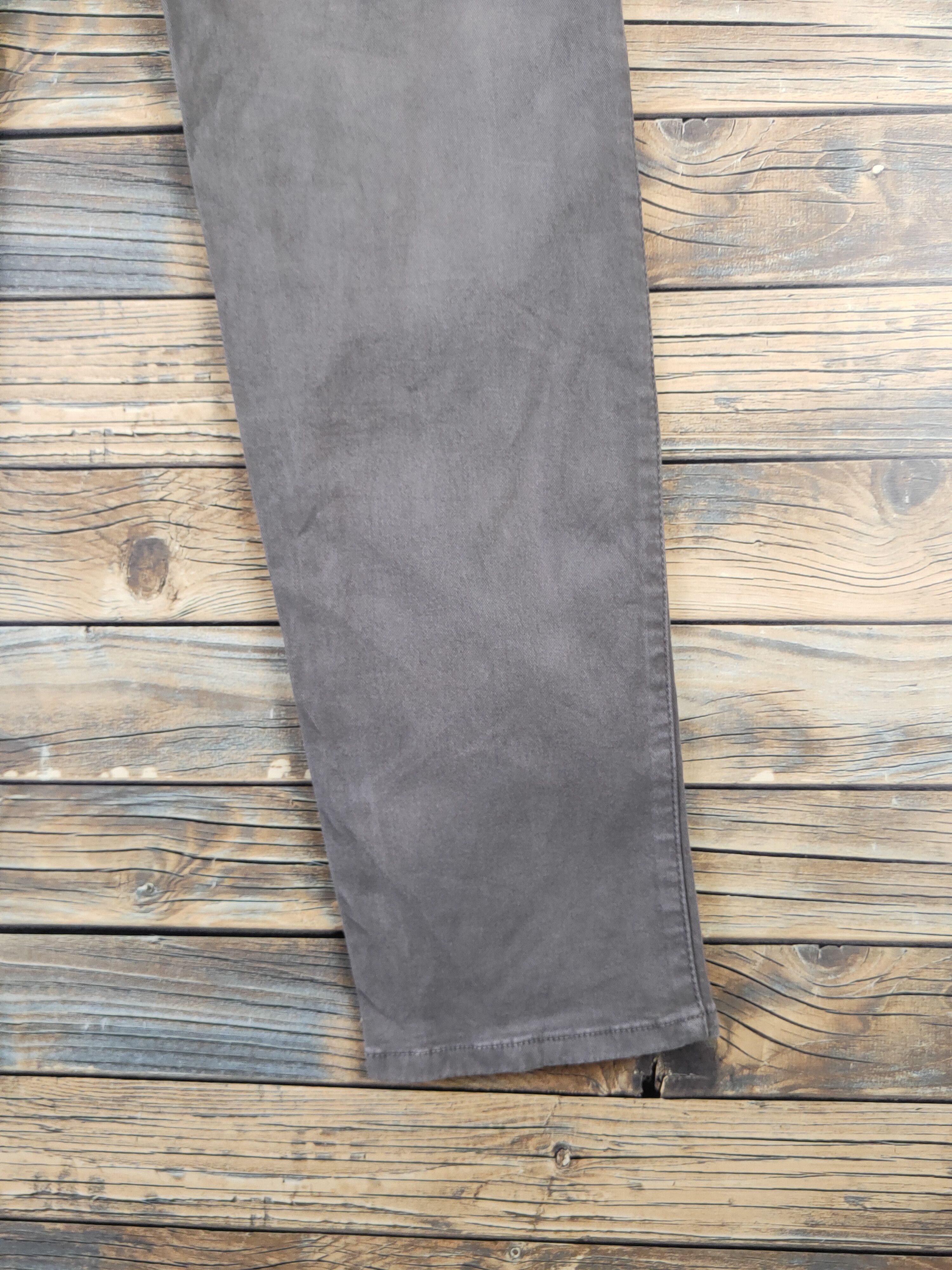 Japanese Brand DL Dcustom Dark Gray Faded Multipocket Cargo Pants #306 Size US 33 - 12 Thumbnail