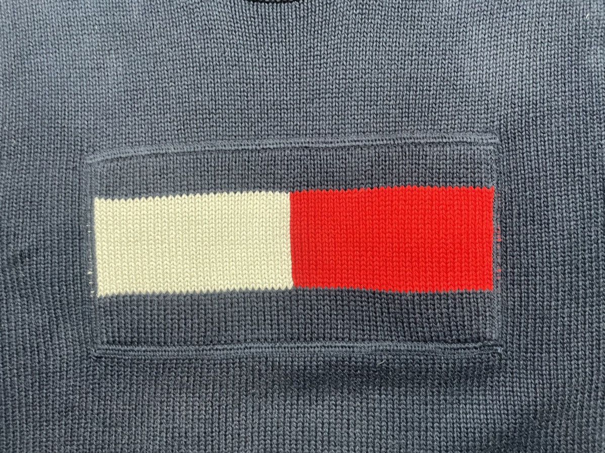 Tommy Hilfiger Vintage Knitted Sweater Tommy Hilfiger Denim Big Logo Y2K Size US L / EU 52-54 / 3 - 8 Thumbnail
