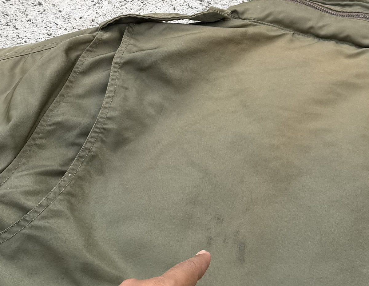 Vintage Army Project VTG Military Jacket Olive Green Quilted Lining Size US M / EU 48-50 / 2 - 9 Thumbnail