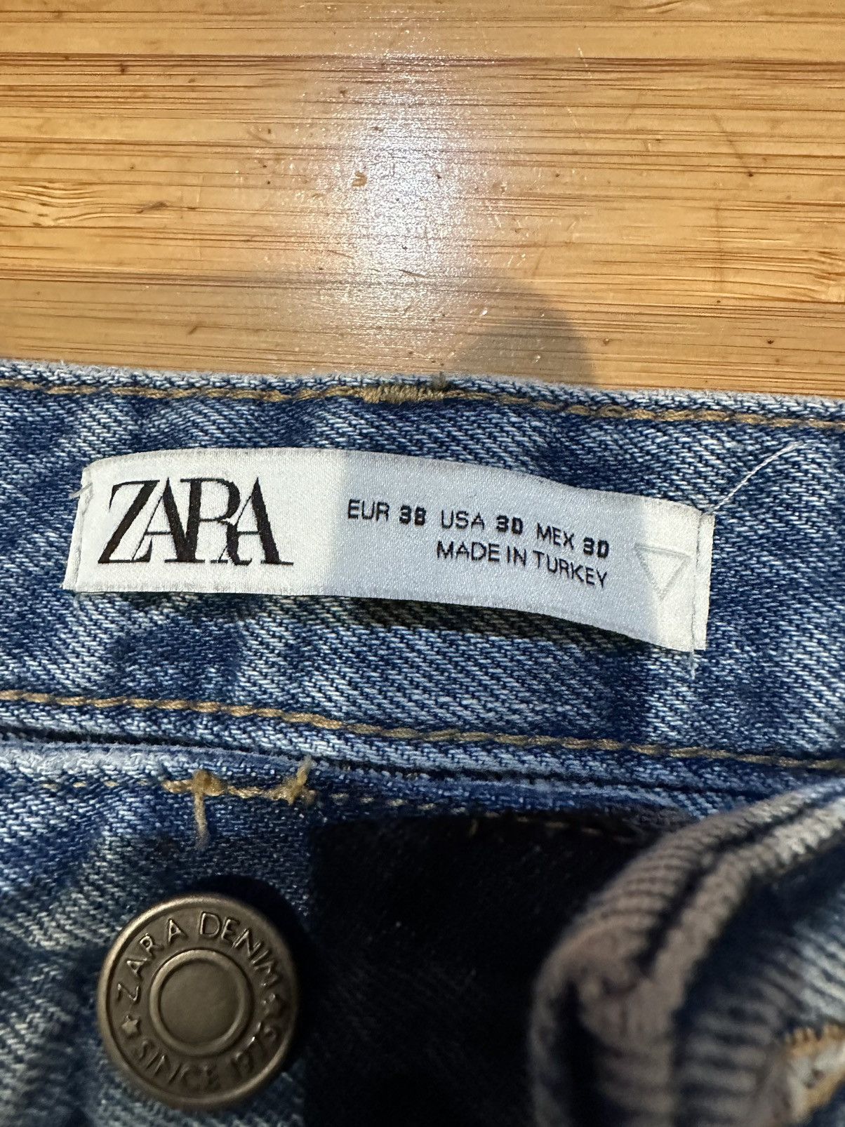 Zara Zara Men’s Straight Blue Jeans Size 30 Size US 30 / EU 46 - 5 Thumbnail