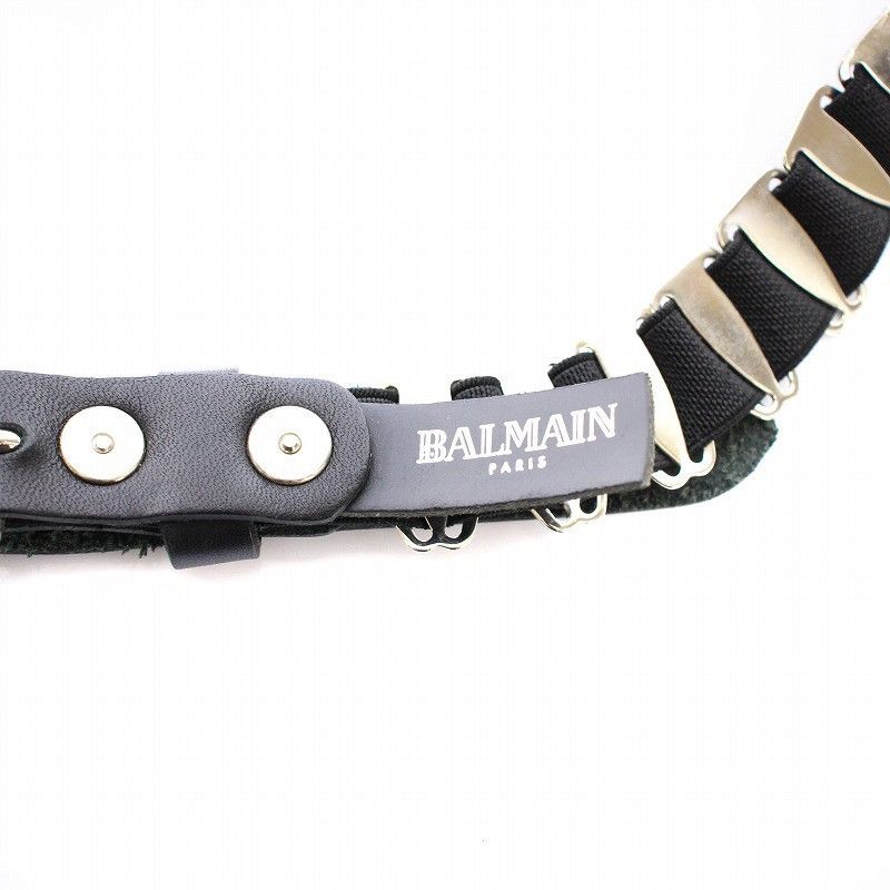 Balmain Balmain 2011 Hybrid Chain/Leather Roller Coaster Belt Size ONE SIZE - 7 Thumbnail