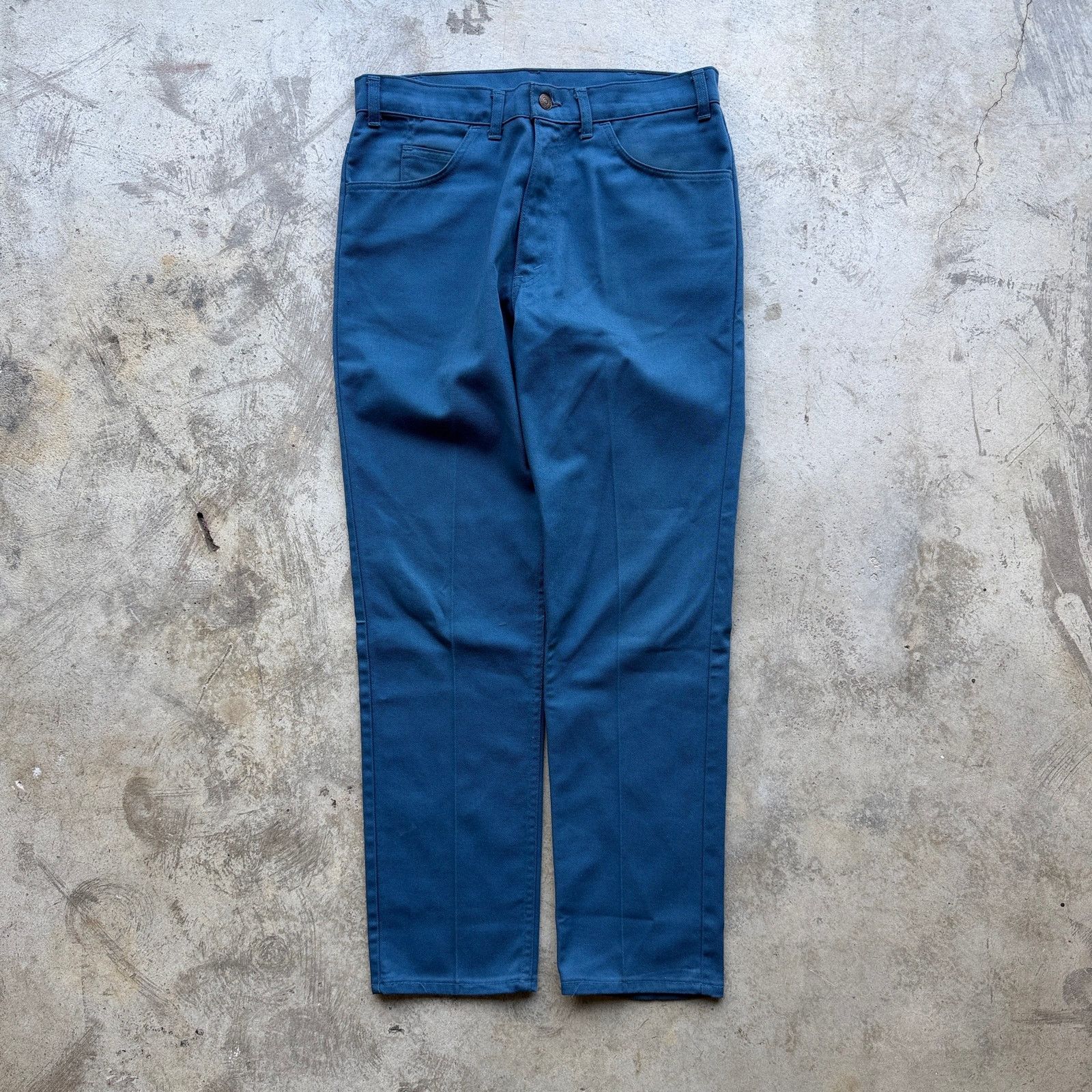 Levi's 70s Levi’s Big E Sta-Prest twill Pants Talon Zip gold tab Size US 31 - 3 Thumbnail