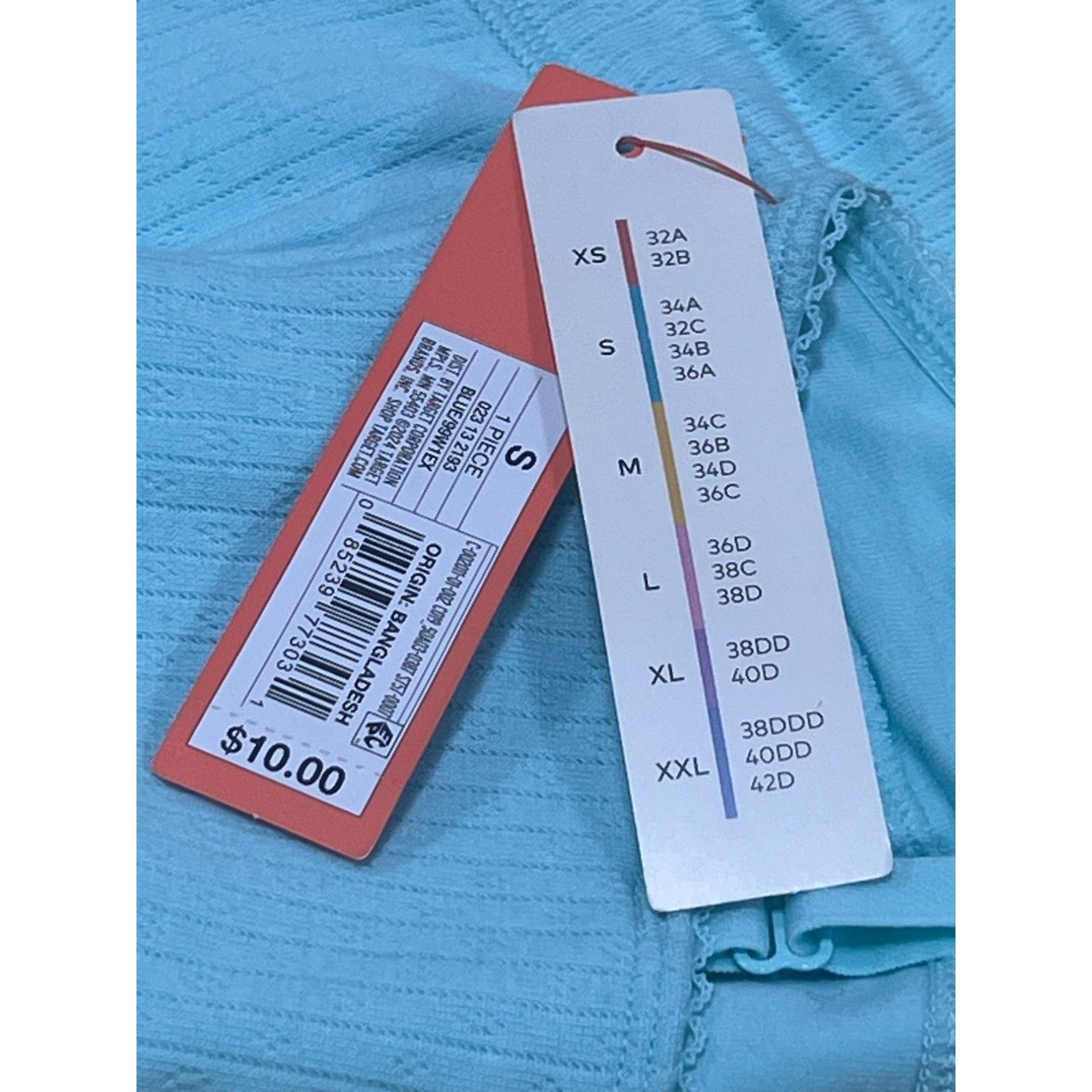 Other Colsie - Women's Bra - Light Blue - Small Size ONE SIZE - 5 Thumbnail