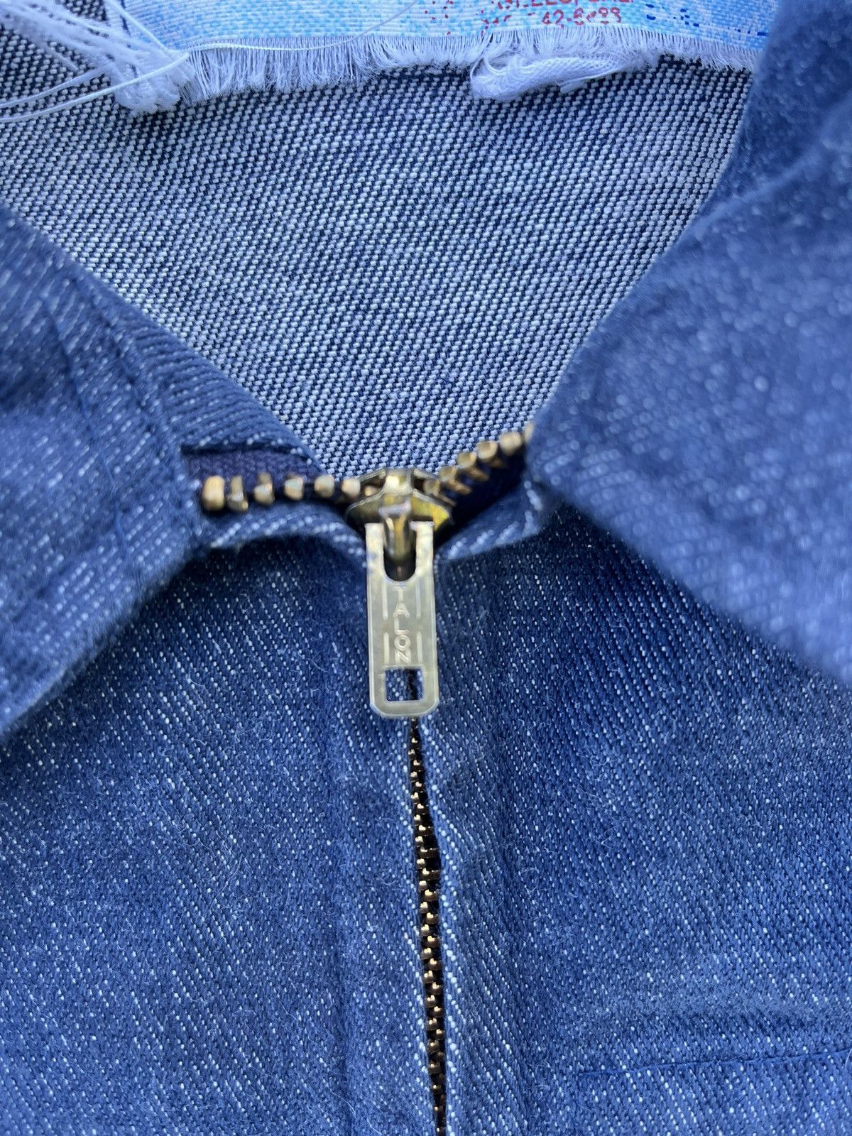 Japanese Brand Vintage 50’s indigo Denim Cropped RARE USN Size US M / EU 48-50 / 2 - 4 Thumbnail