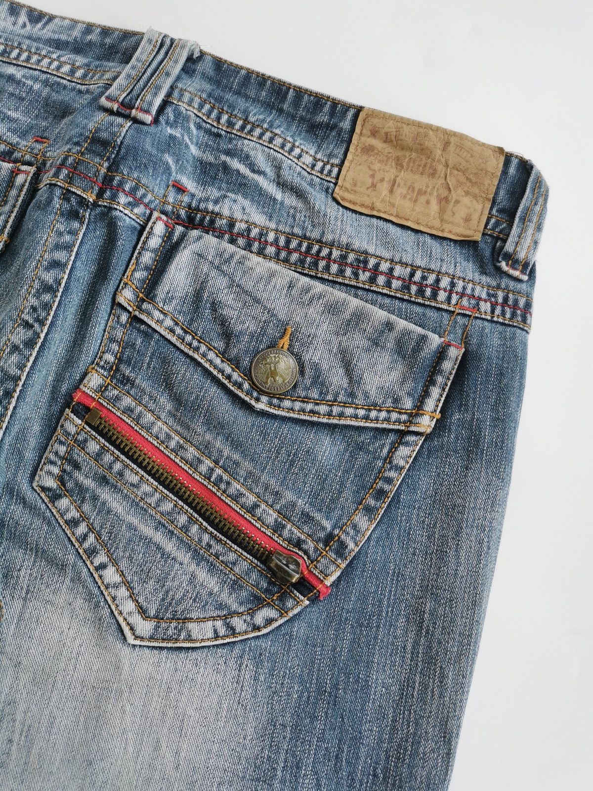 Japanese Brand Original Jeans E Pluribus Unum Zipper Jeans Size US 36 / EU 52 - 4 Thumbnail