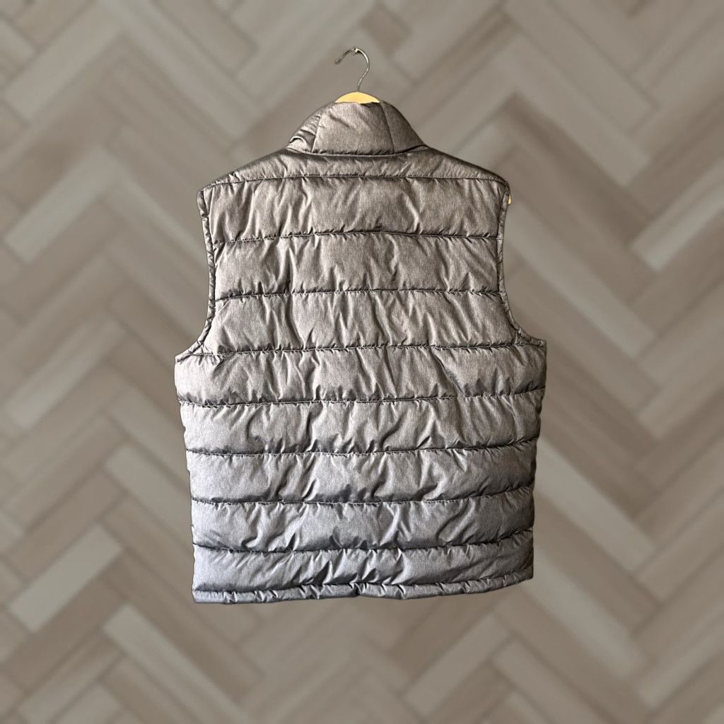 Gap Gap Vest Mens Gray Full Zip Quilted Puffer Sleeveless Size Large Size US L / EU 52-54 / 3 - 1 Thumbnail