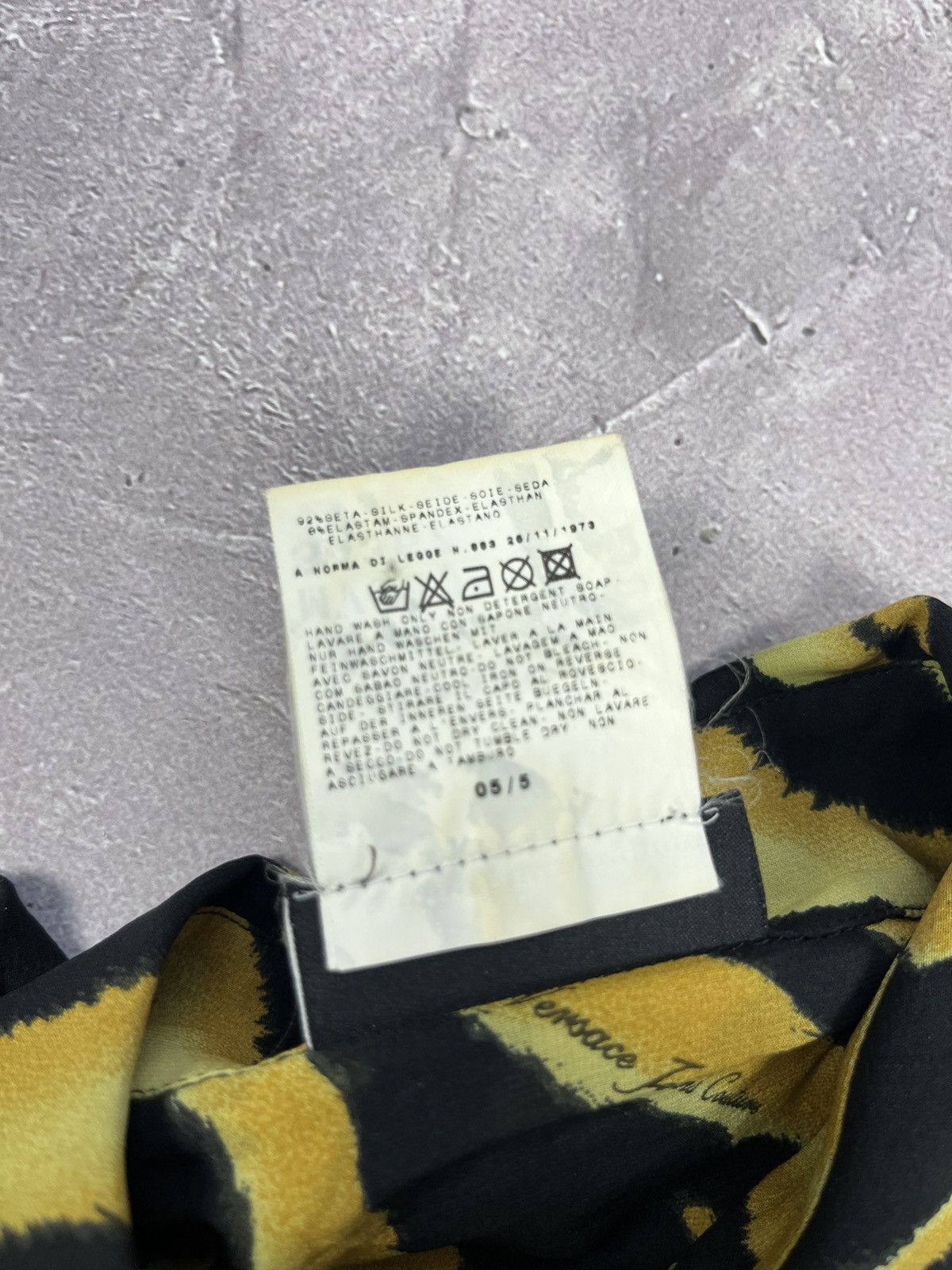 Versace Jeans Couture 🔥Versace Jeans Couture women abstrac silk Longsleeve shirt Size XS / US 0-2 / IT 36-38 - 10 Thumbnail