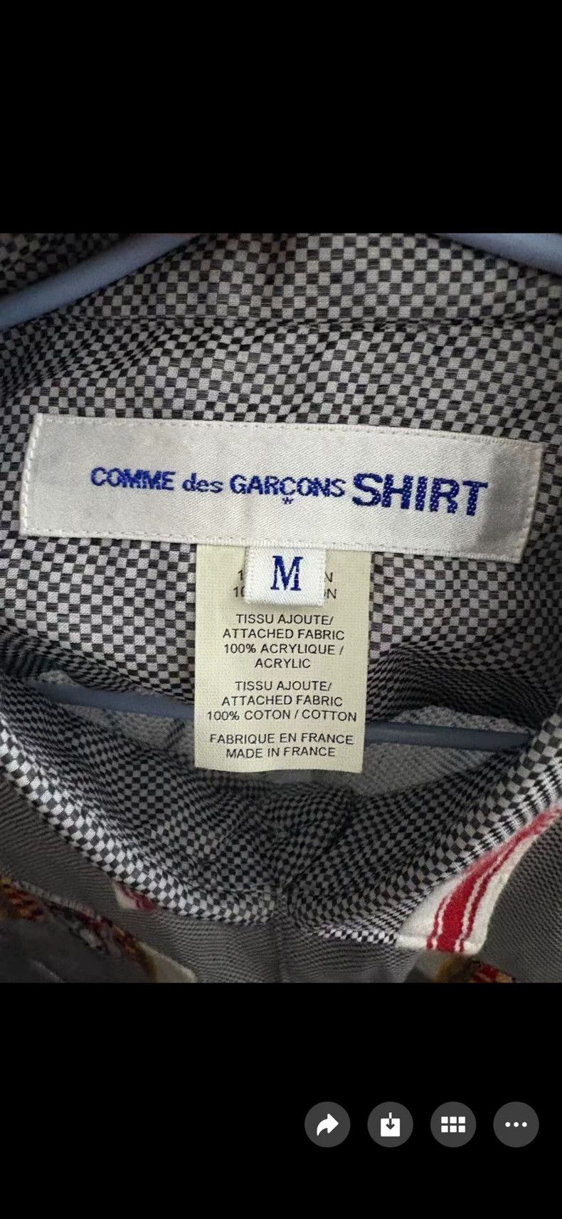 Comme des Garcons Comme Des Garcons Grey cotton shirt Size US M / EU 48-50 / 2 - 2 Thumbnail