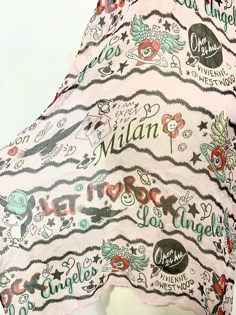 Vivienne Westwood Vivienne Westwood Tattoo silk scarf Size ONE SIZE - 6 Thumbnail